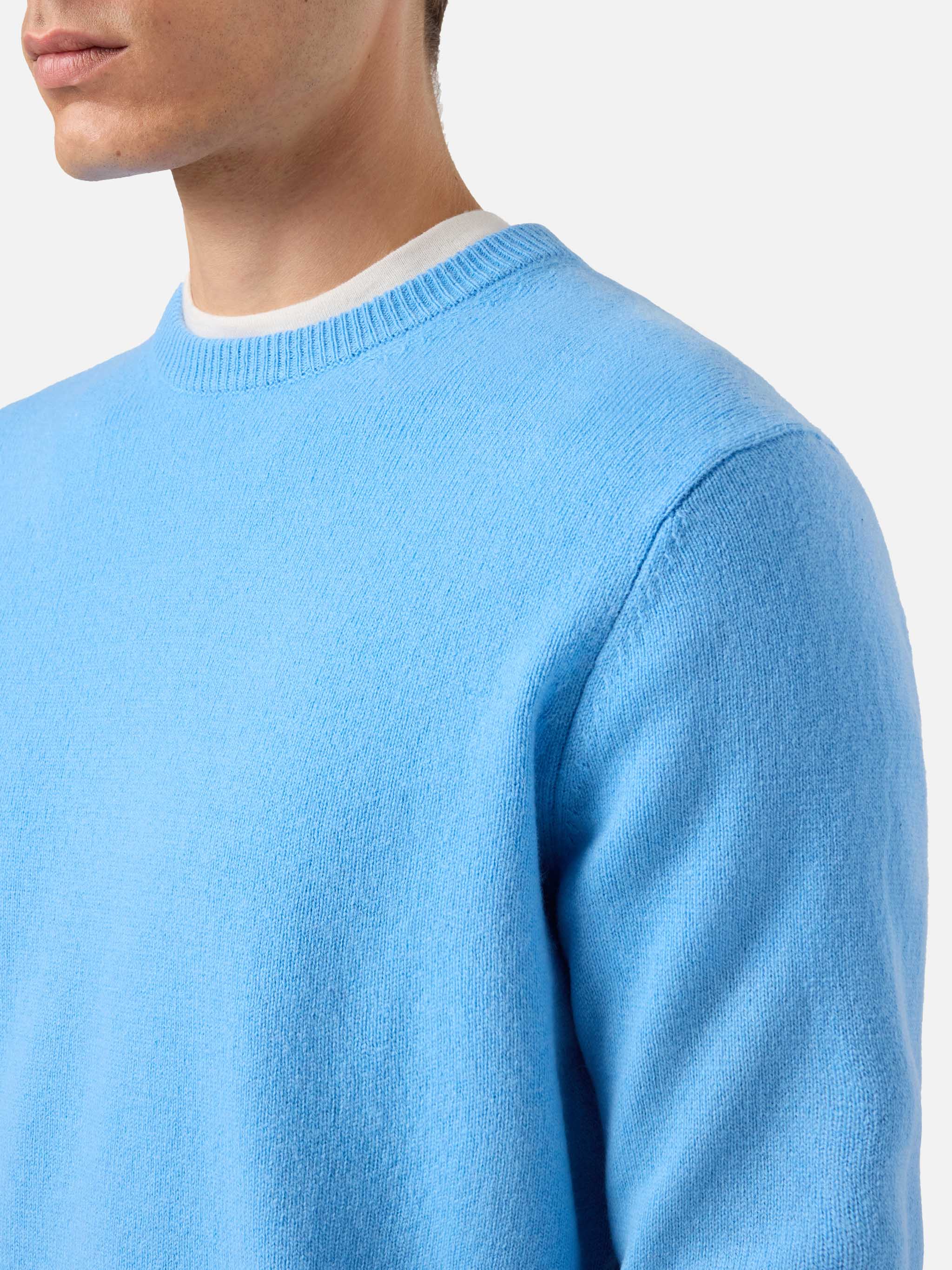 mc2-saint-barth-maglione-regent-uomo-girocollo-100-lambswool-blu-polvere image 2