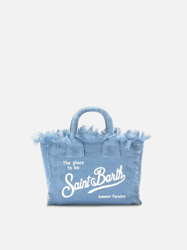 mc2-saint-barth-borsa-vanity-mini-in-lino-blu-tinta-unita-con-tracolla-removibil image 1