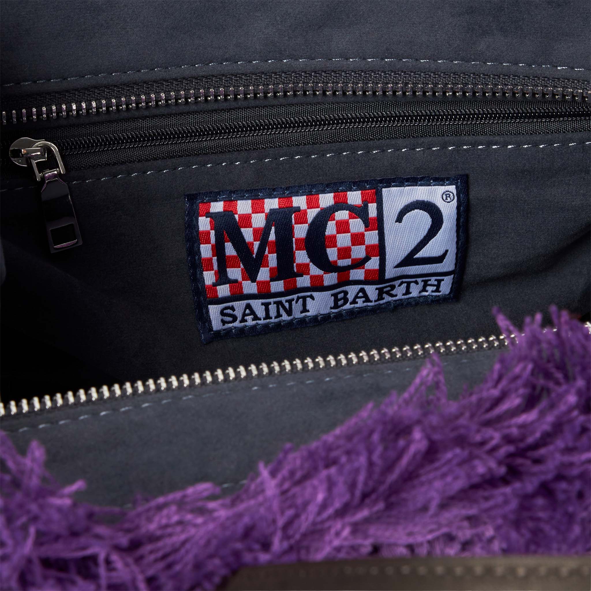 mc2-saint-barth-colette-borsa-a-mano-uncinetto-lilla-con-frange-30x20x12-cm image 4