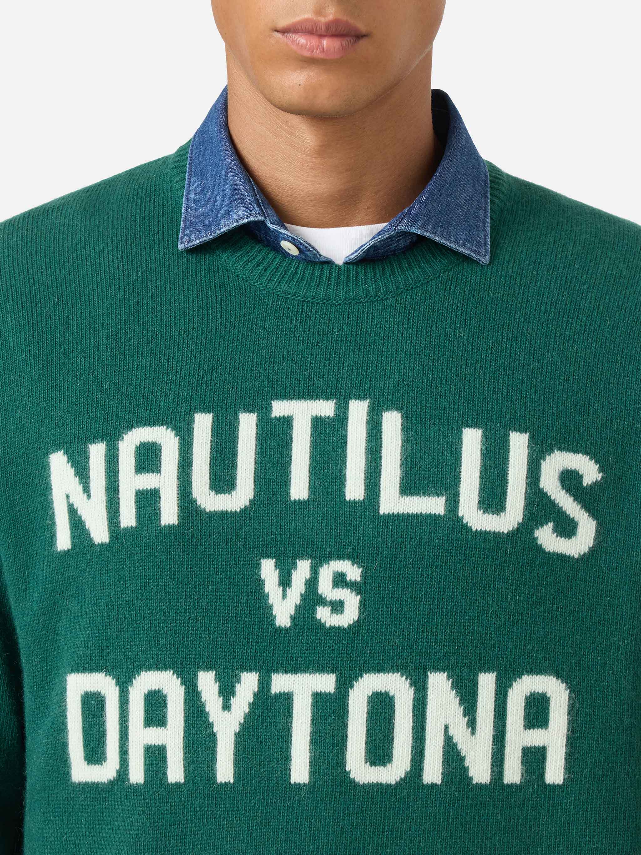 mc2-saint-barth-maglia-heron-uomo-in-jacquard-nautilus-daytona-verde image 2