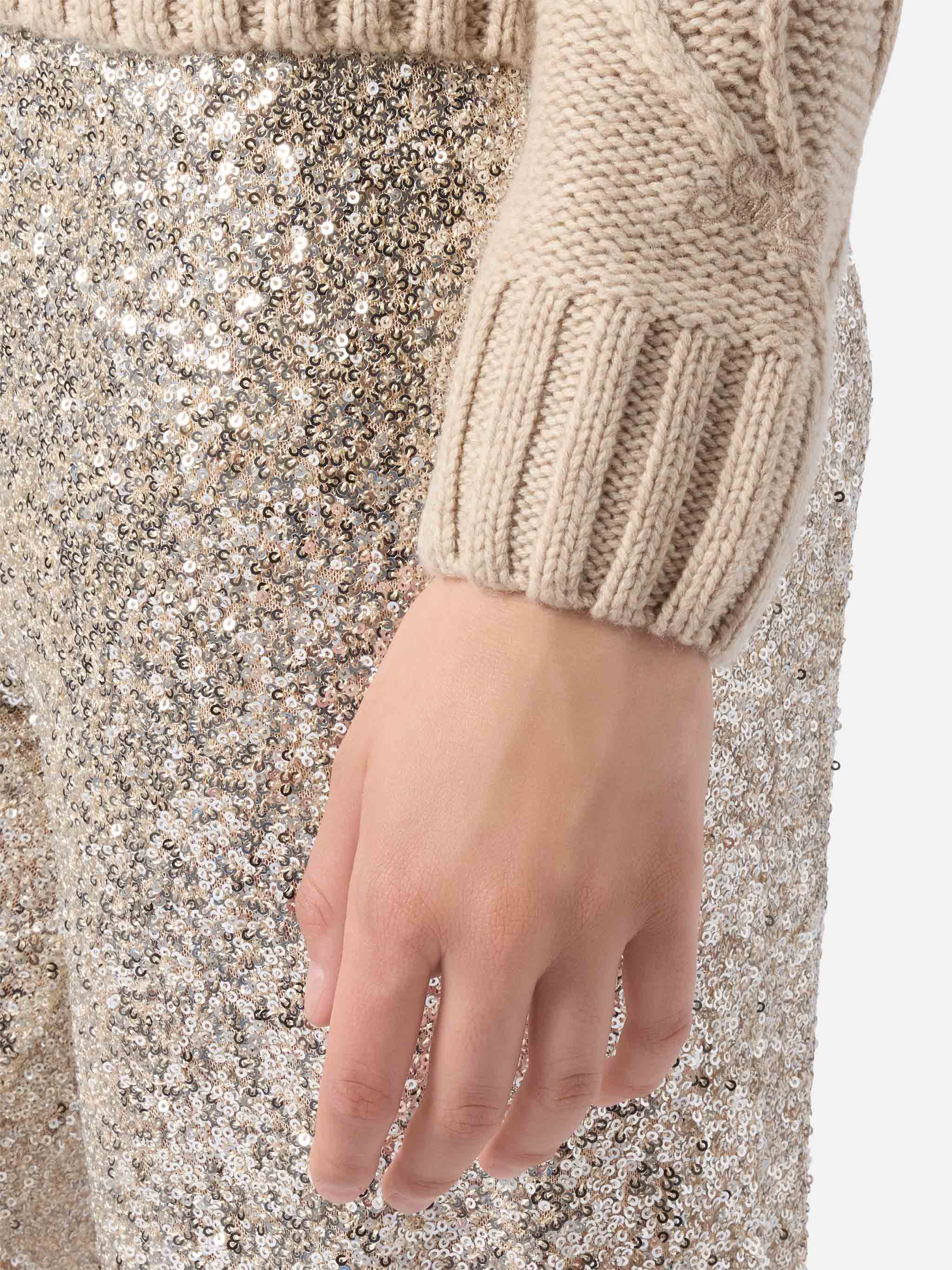 mc2-saint-barth-alais-maglia-donna-beige-collo-alto-cashmere-fiori-3d image 3
