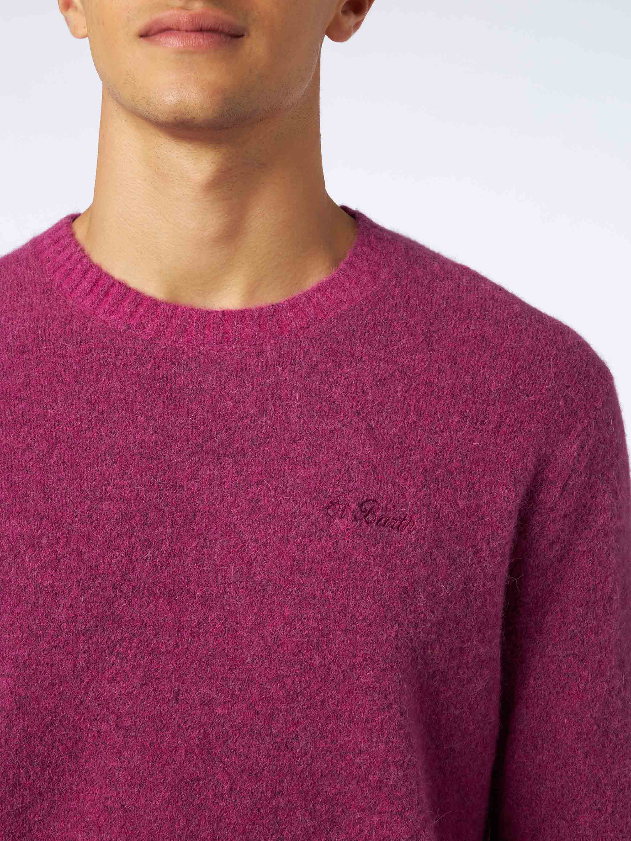 mc2-saint-barth-heron-maglia-uomo-fucsia-in-lana-stretch image 2