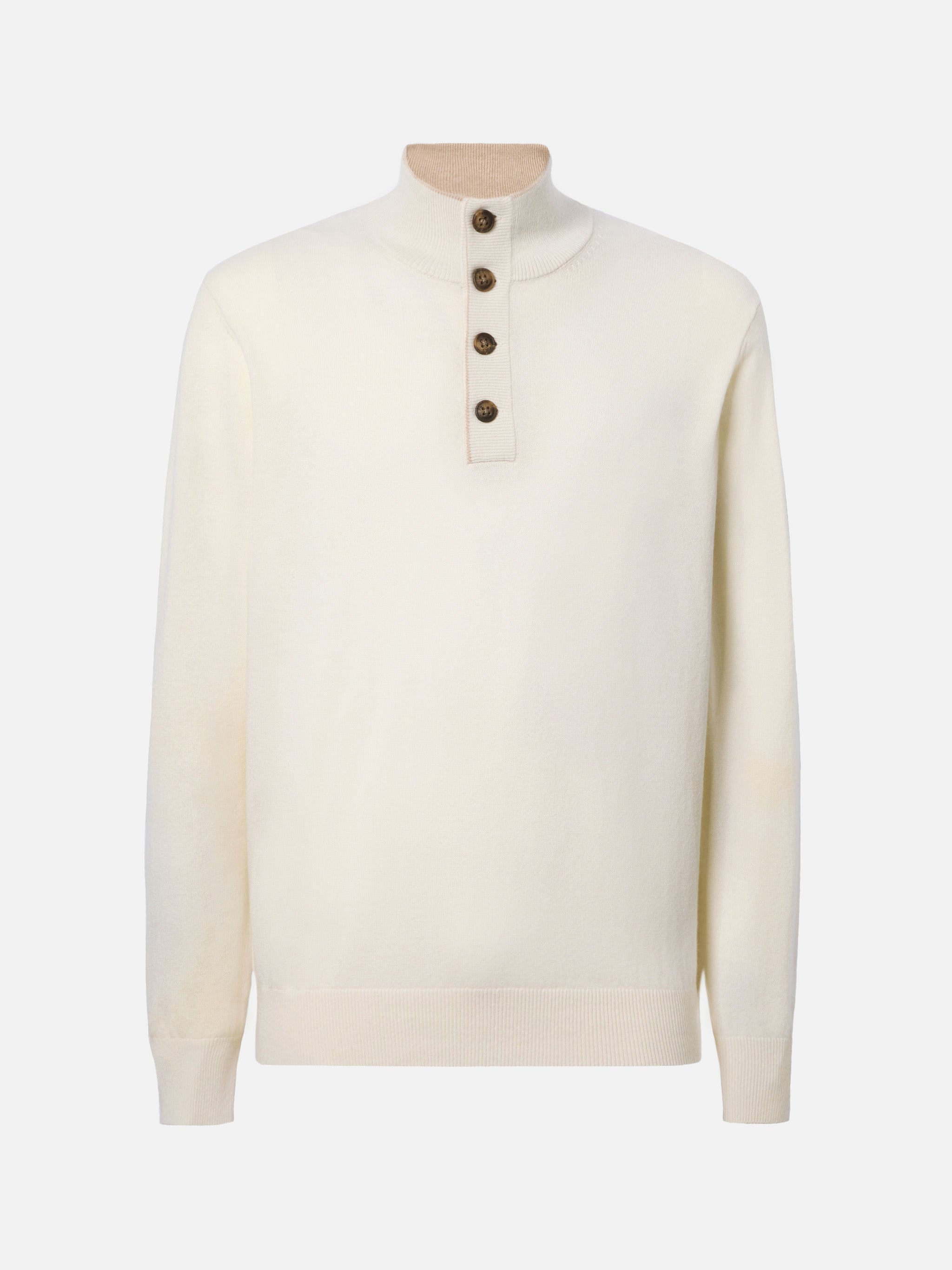 mc2-saint-barth-maglione-mezzocollo-con-zip-in-lana-merino-e-cashmere-bianco image 5