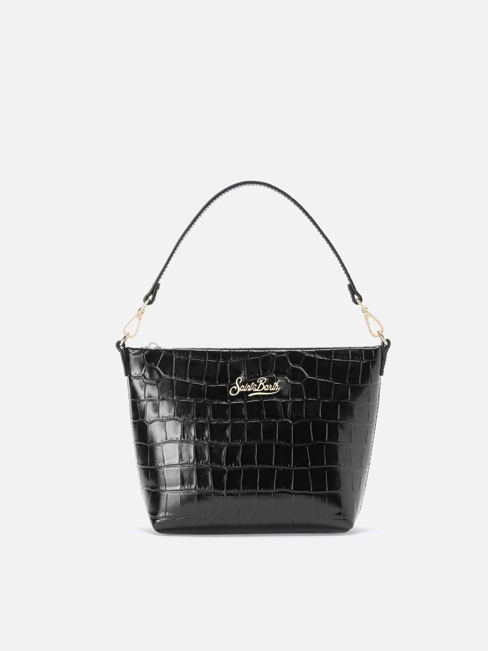 mc2-saint-barth-borsa-aline-bag-in-pelle-stampa-cocco-nera-23x16-5x7-cm image 1