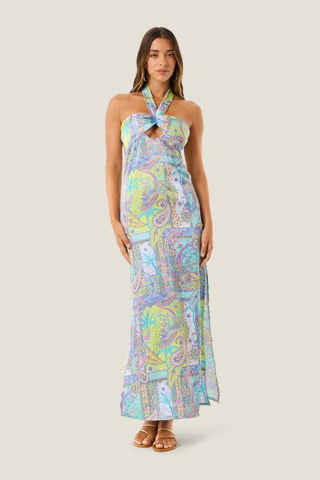 4giveness-abito-lungo-cachemire-pastel-cover-up-donna image 1