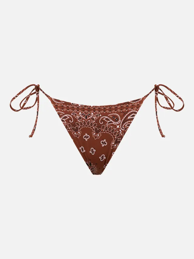 mc2-saint-barth-slip-marielle-donna-stampa-bandana-marrone image 1