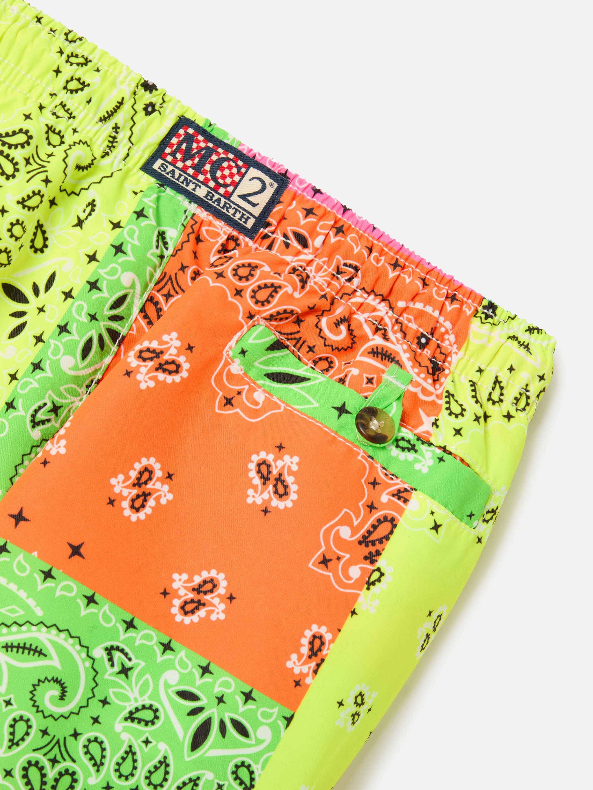 mc2-saint-barth-costume-da-bagno-bambino-stampa-bandana-multicolore-fluo image 3