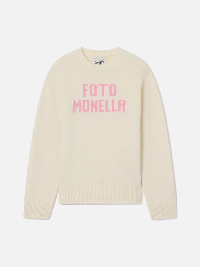 mc2-saint-barth-princess-maglia-girocollo-bambina-panna-foto-monella image 1