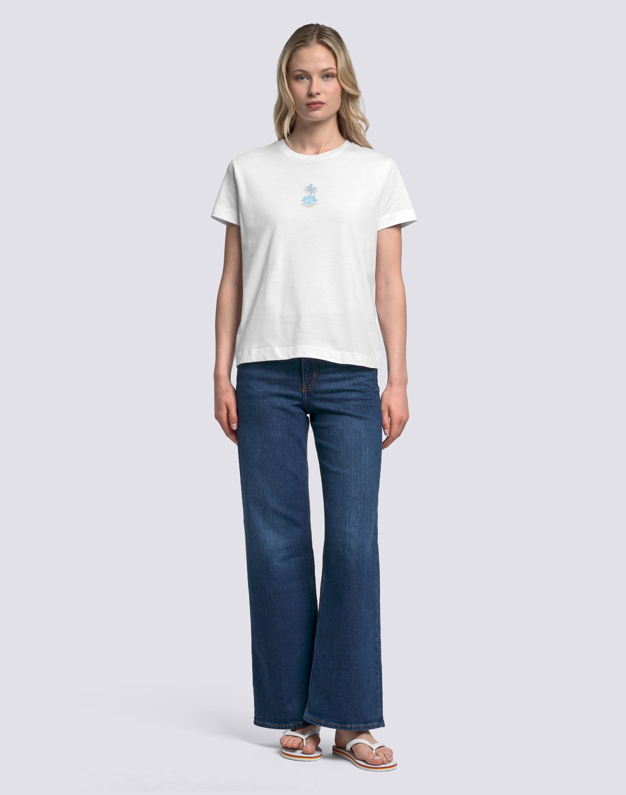 sundek-t-shirt-donna-stampa-good-vibes-only image 3