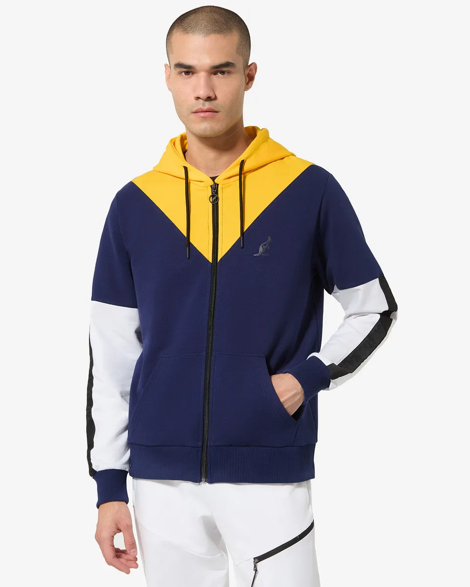 australian-impact-track-jacket-felpa-con-cappuccio-blu-cosmo-uomo image 1