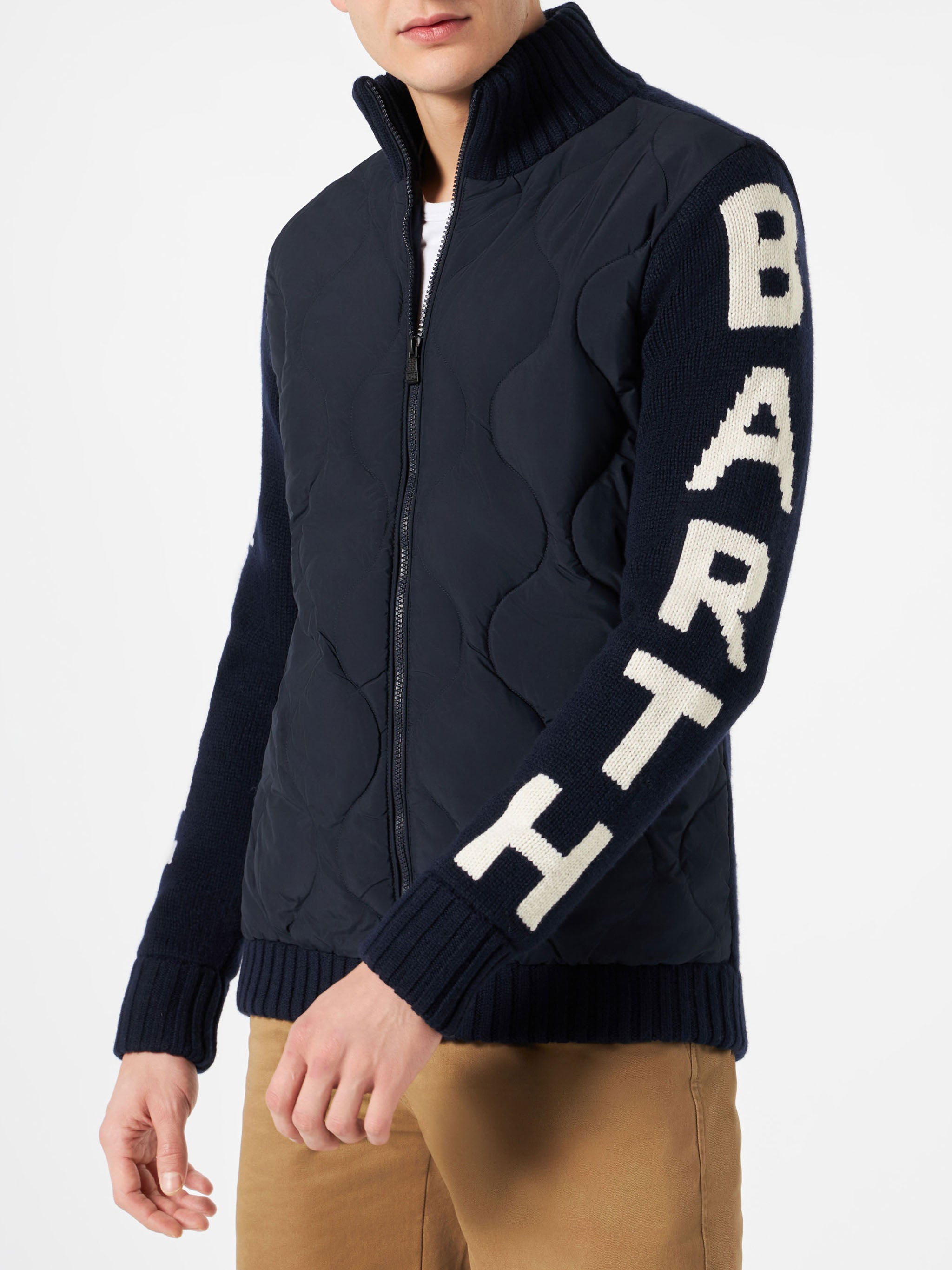 mc2-saint-barth-giacca-whistler-blu-uomo-in-maglia-e-trapuntato image 1