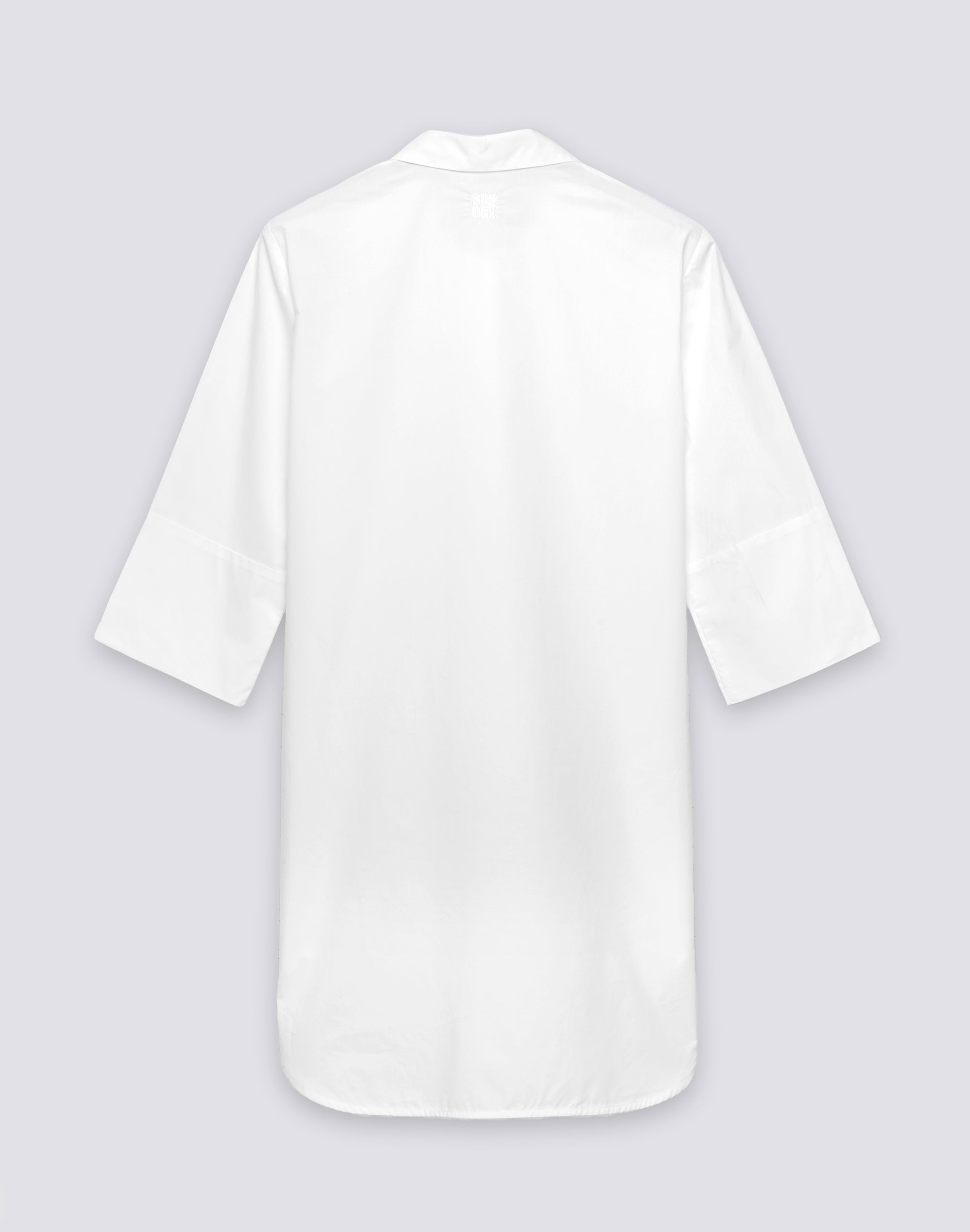 sundek-camicione-corto-donna-in-popeline-di-cotone-oversize-w258drpn100 image 2