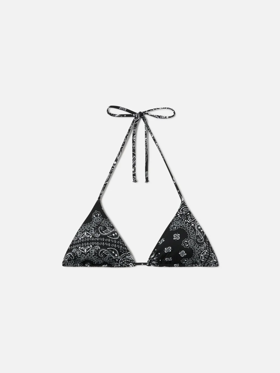 mc2-saint-barth-top-bikini-leah-triangolo-stampa-bandana-nera image 1