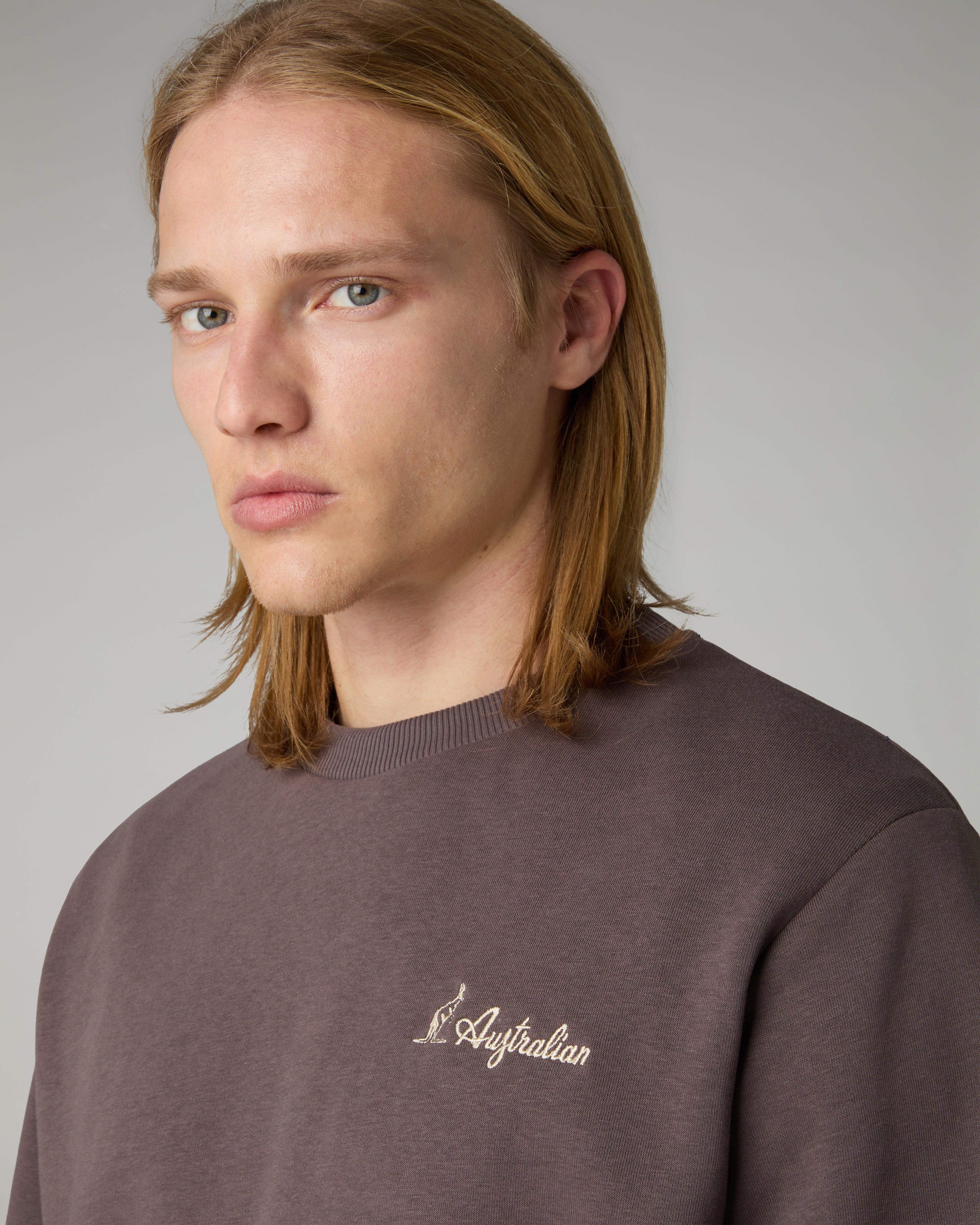 australian-iconissima-crewneck-felpa-girocollo-uomo-caff image 4