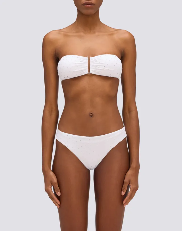 sundek-top-bikini-a-fascia-con-strass-e-spacco-centrale image 1