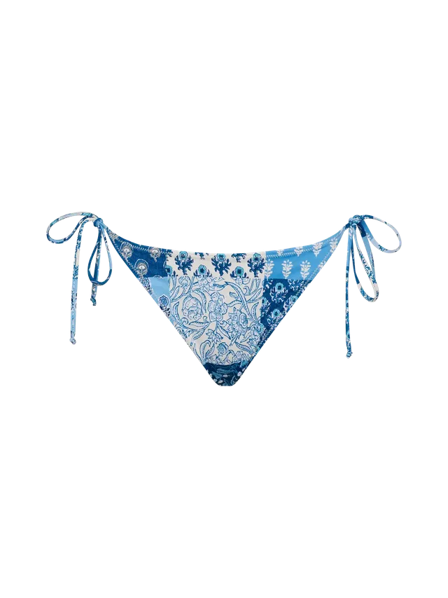 mc2-saint-barth-virgo-slip-da-bagno-classico-donna-stampa-floreale-azzurro image 1