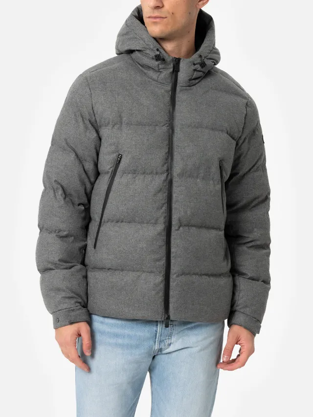 mc2-saint-barth-giacca-maier-uomo-flanella-grigio-m-lange-imbottita-con-cappucci image 1