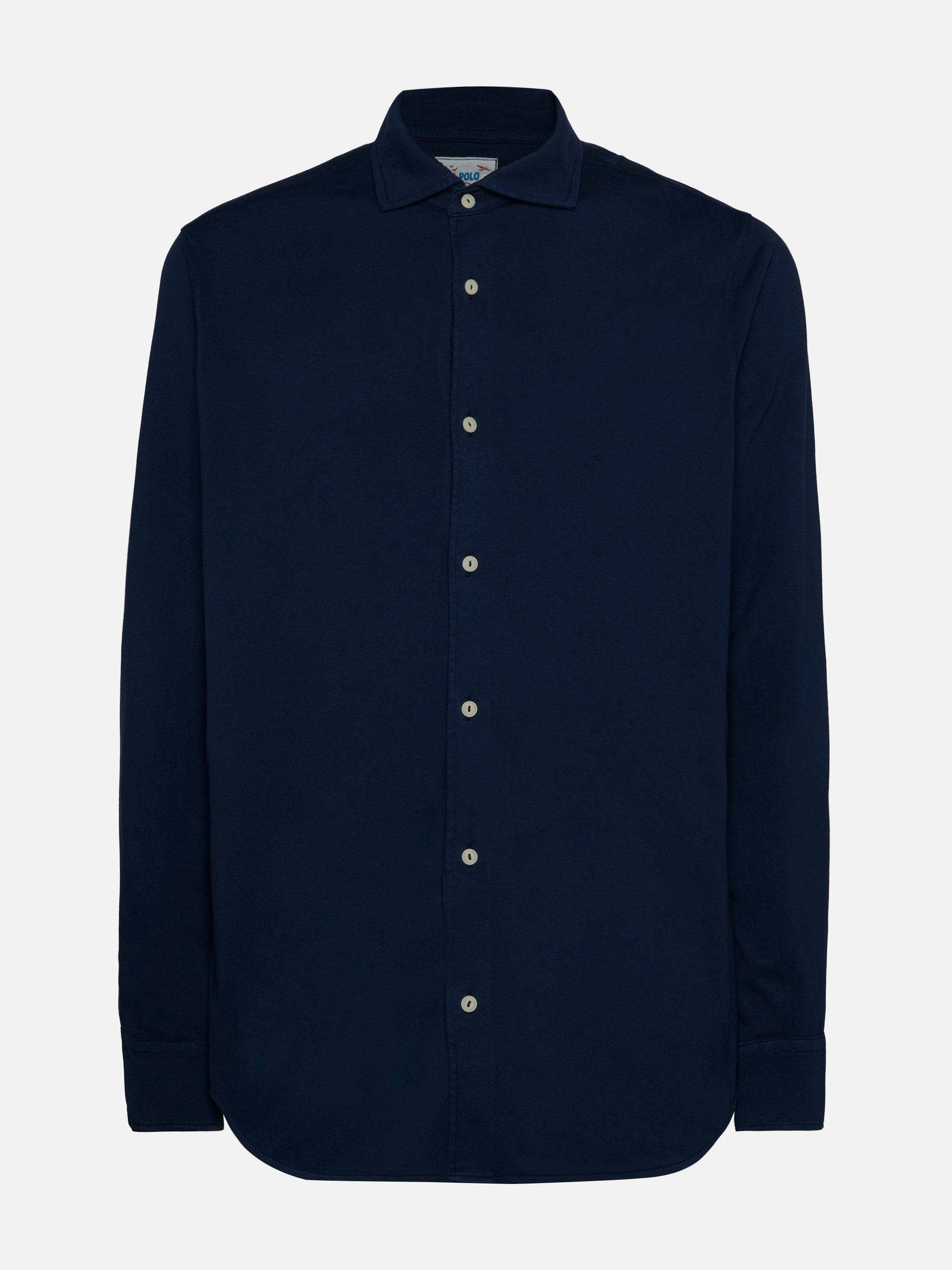 mc2-saint-barth-amalfi-camicia-uomo-in-jersey-blu-navy image 4