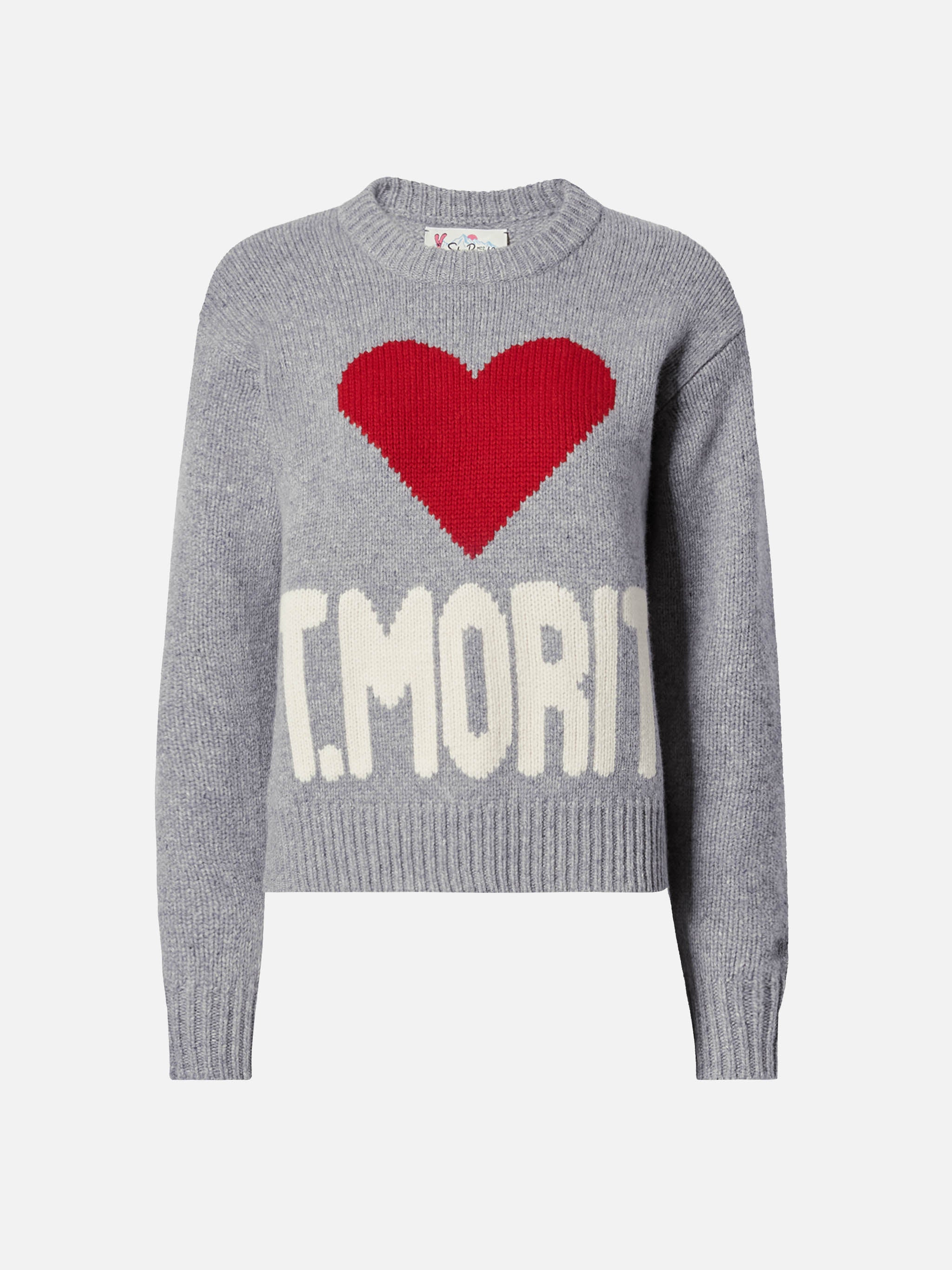 mc2-saint-barth-kyla-maglione-in-lana-grigio-con-jacquard-st-moritz image 5