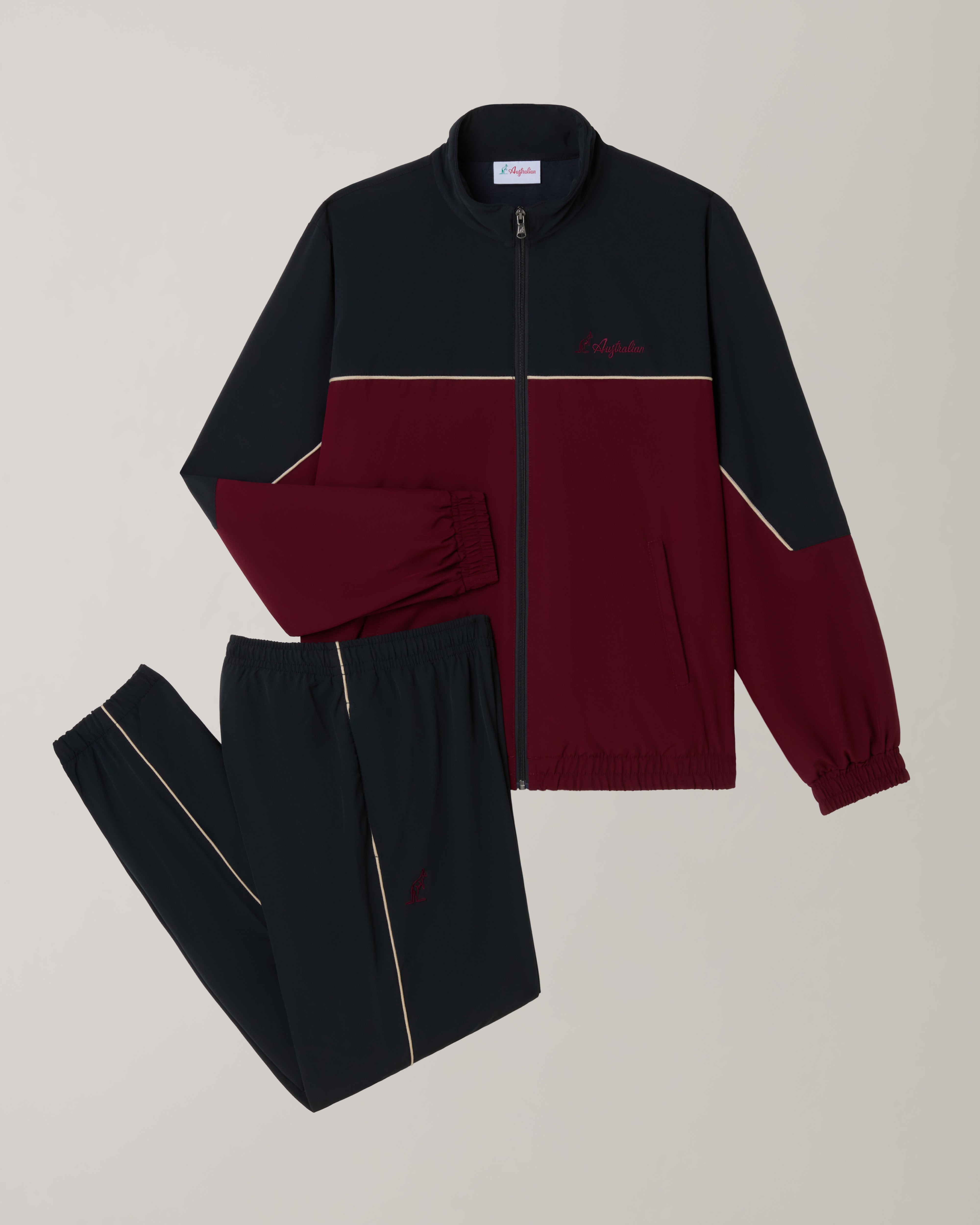 australian-color-block-slam-tuta-foderata-rubino image 8