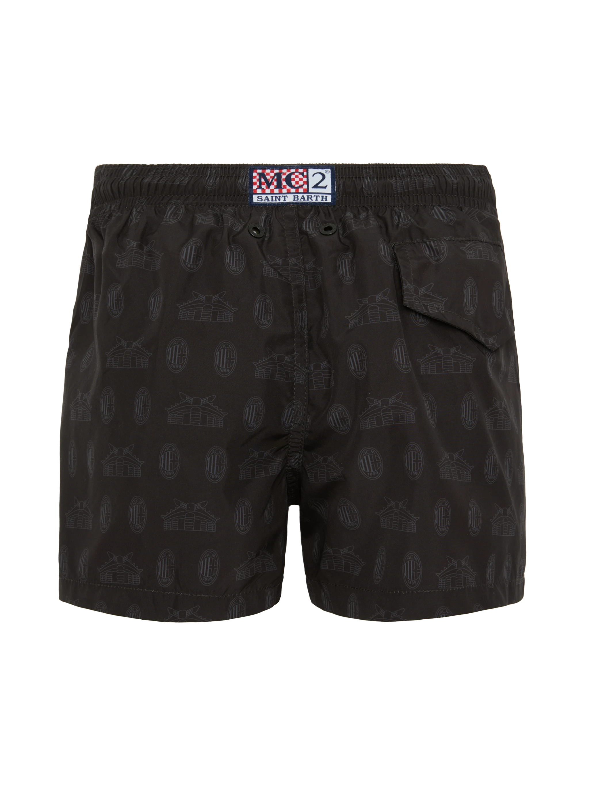 mc2-saint-barth-costume-jean-lighting-bambino-nero-logo-ac-milan-special-edition image 2