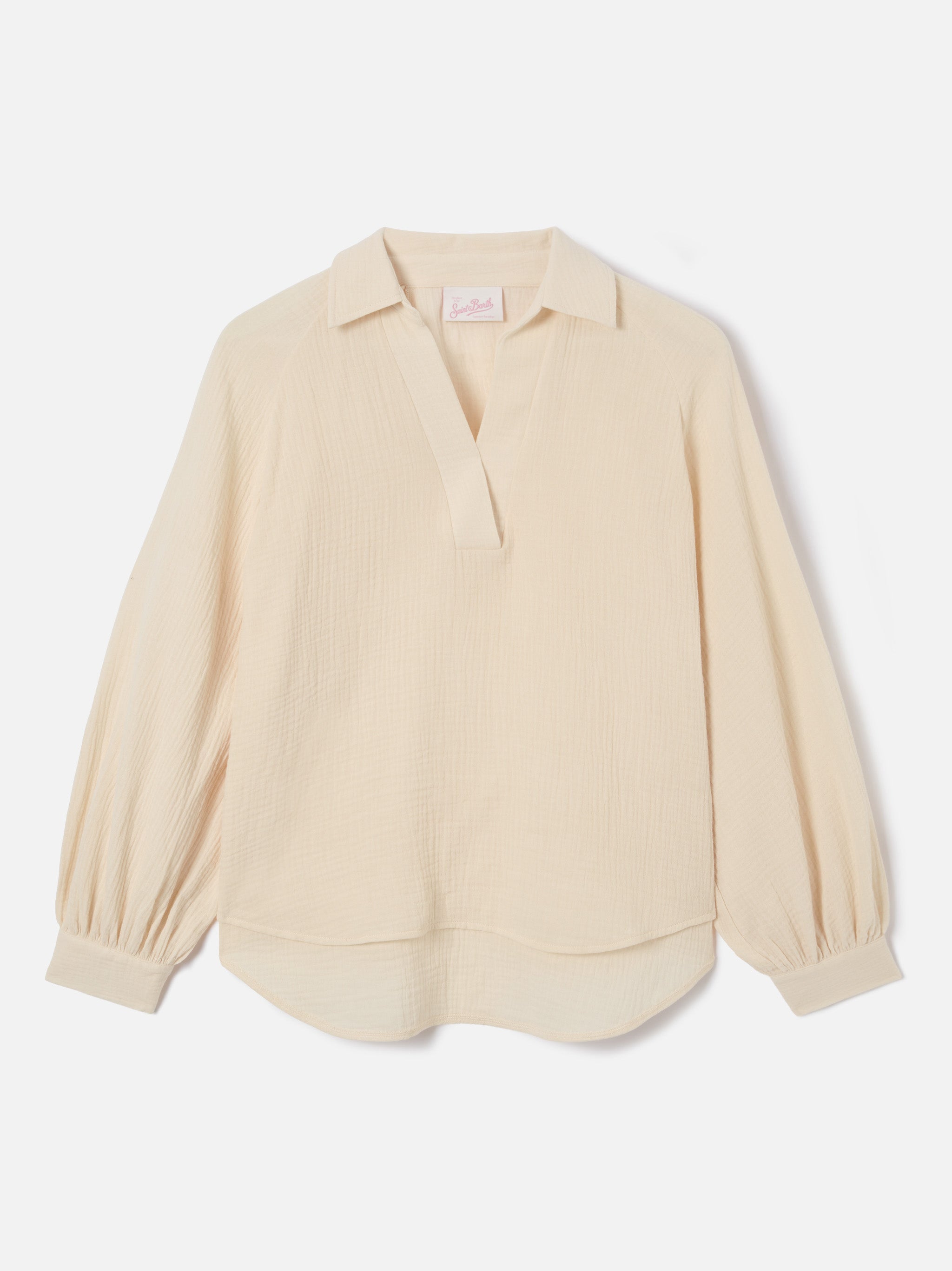blusa-maira-mc2-saint-barth-in-mussola-di-cotone-beige image 5