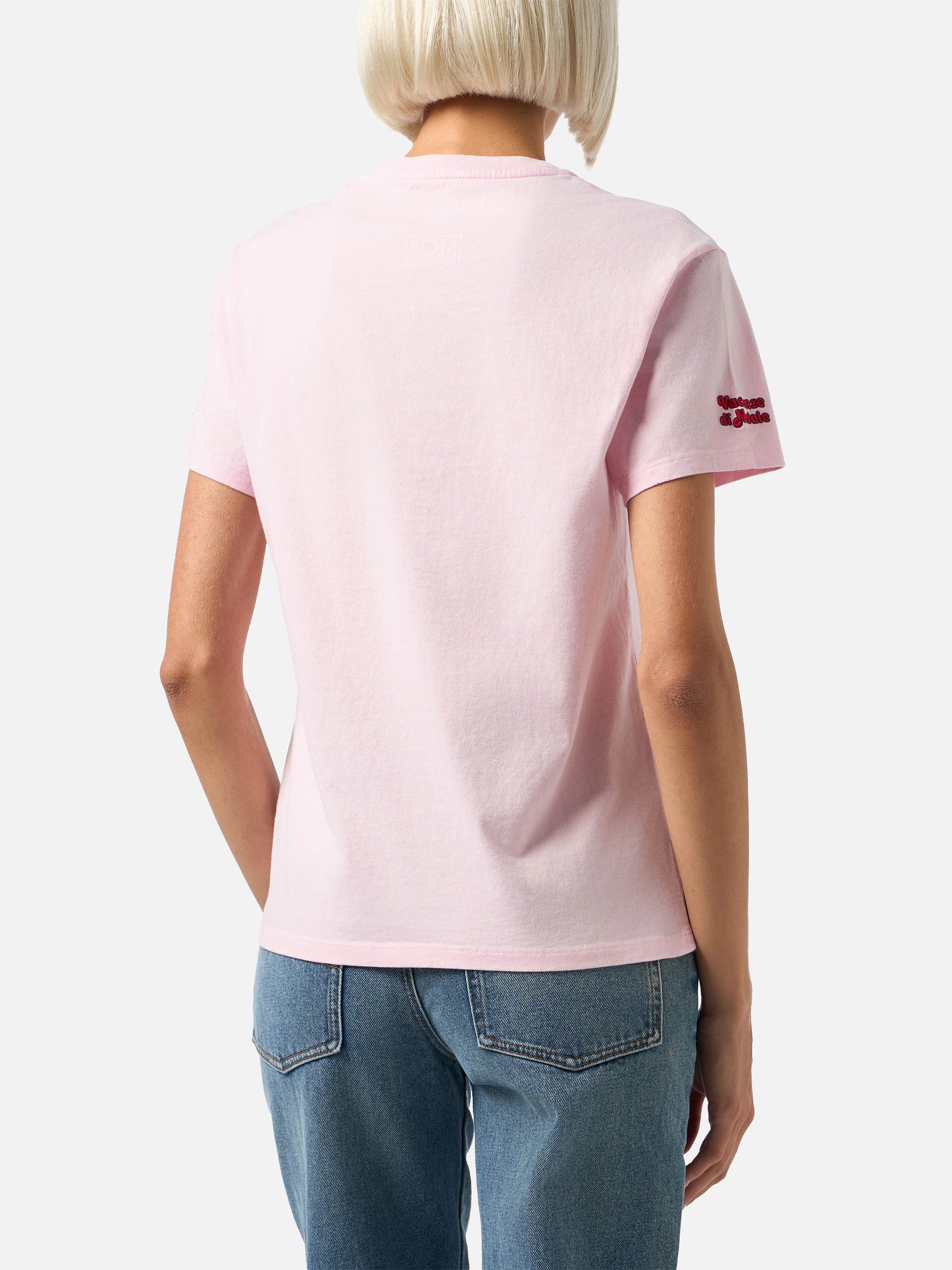 mc2-saint-barth-emilie-emi0002-t-shirt-donna-rosa-stampa-negare-negare-sempre-sp image 3
