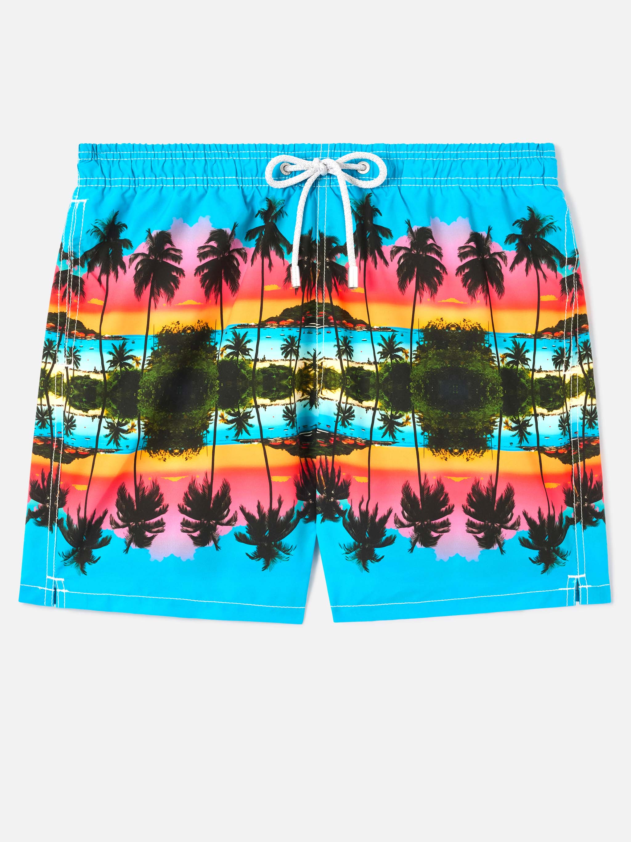mc2-saint-barth-gustavia-costume-uomo-special-edition-palme-paesaggio-verde image 1