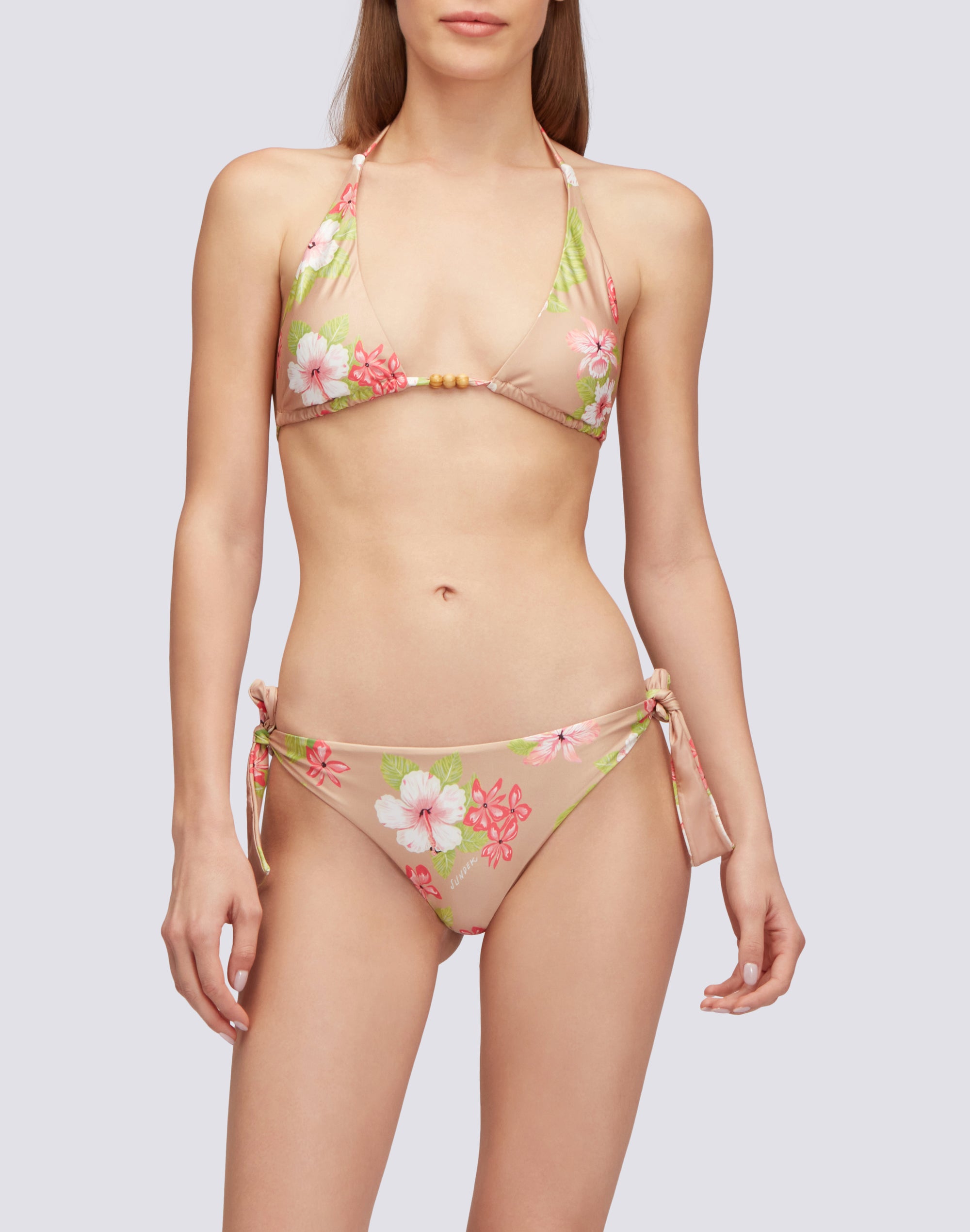 sundek-garbo-top-triangolo-americano-dream-hawaii-con-perline-in-legno image 4