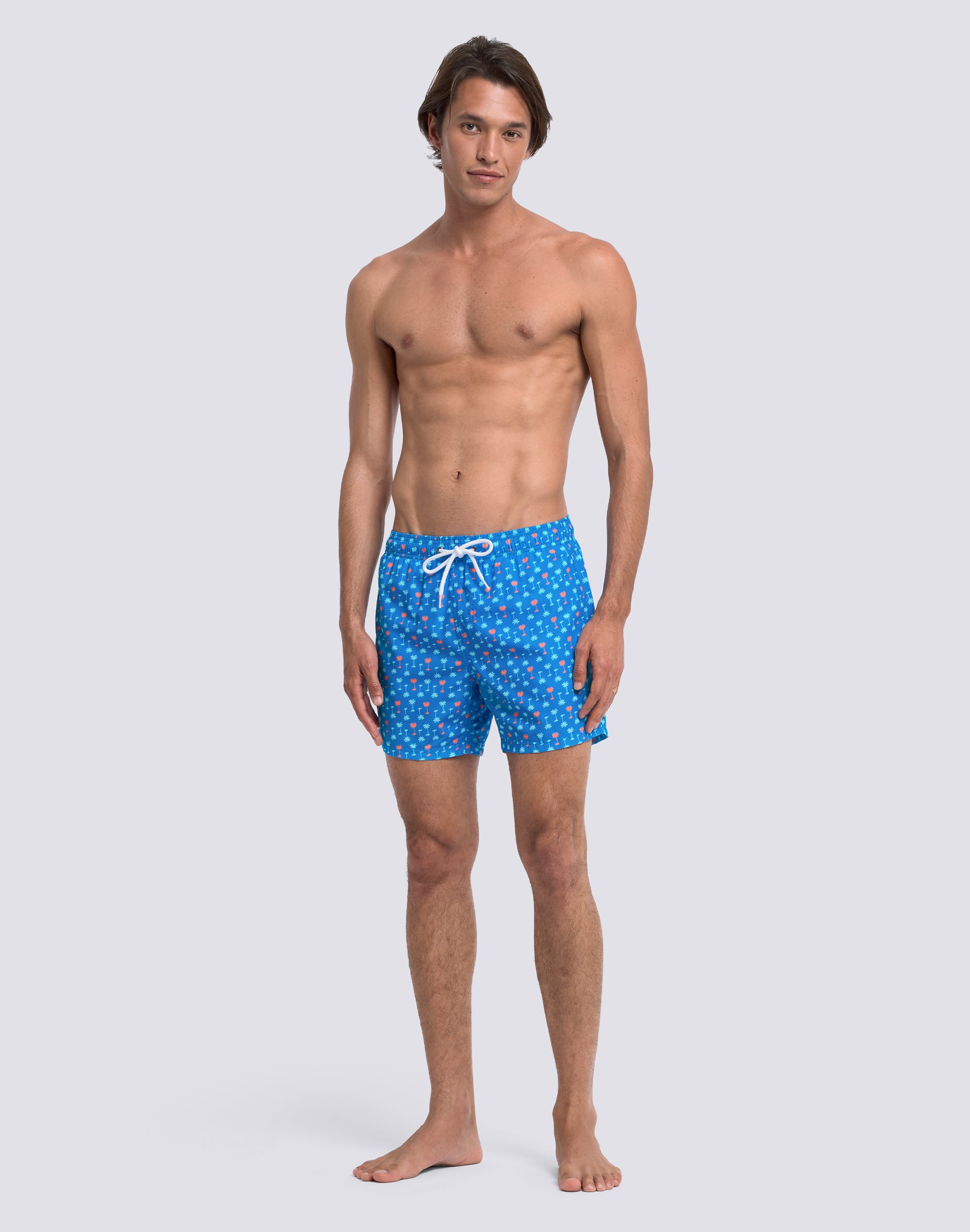 sundek-costume-boxer-uomo-corto-vita-elasticata-stampa-palmas-in-poliestere-rici image 3