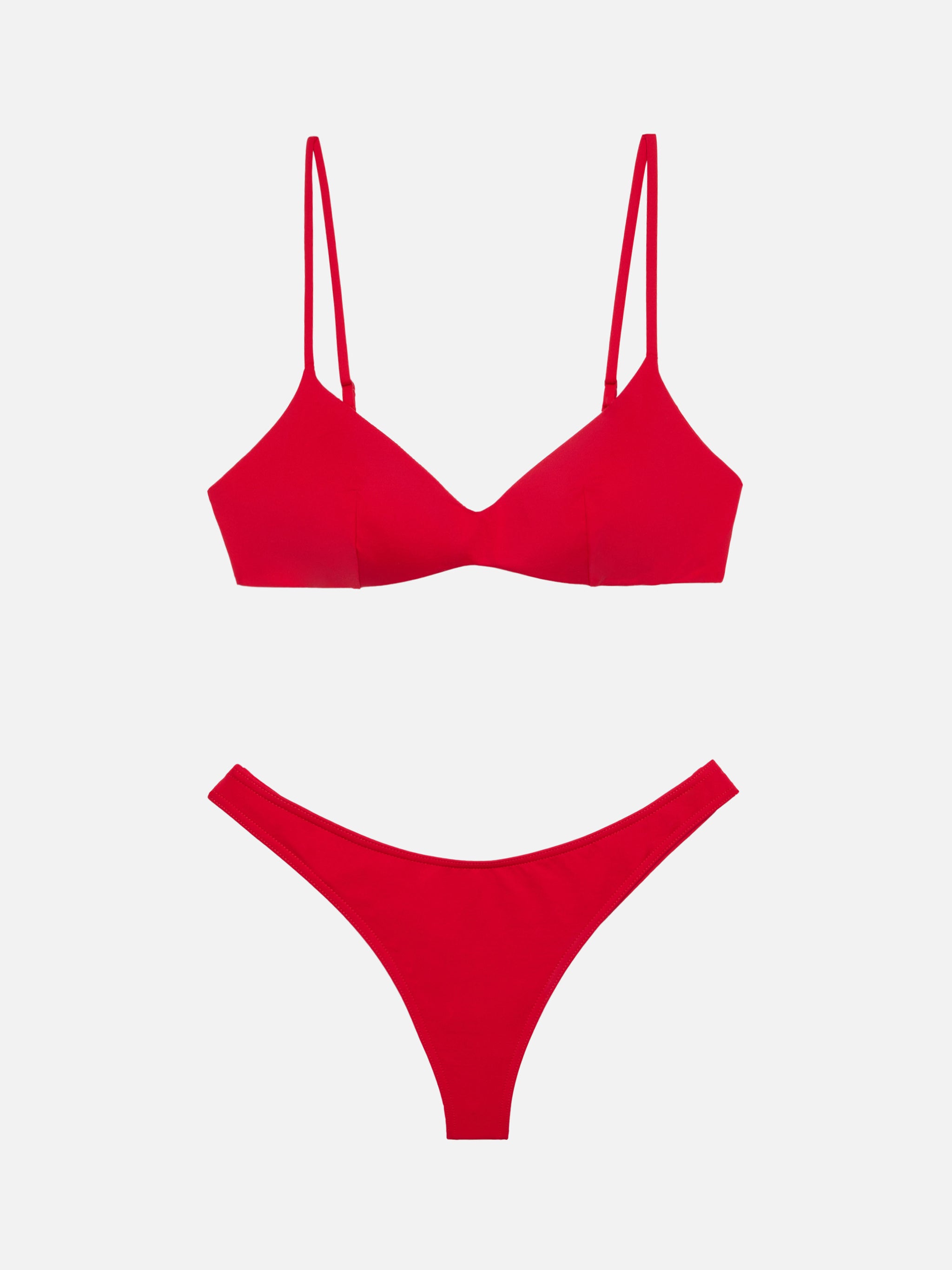 mc2-saint-barth-bikini-bralette-scollata-may-naomi-toile-de-jouy-rosso image 1