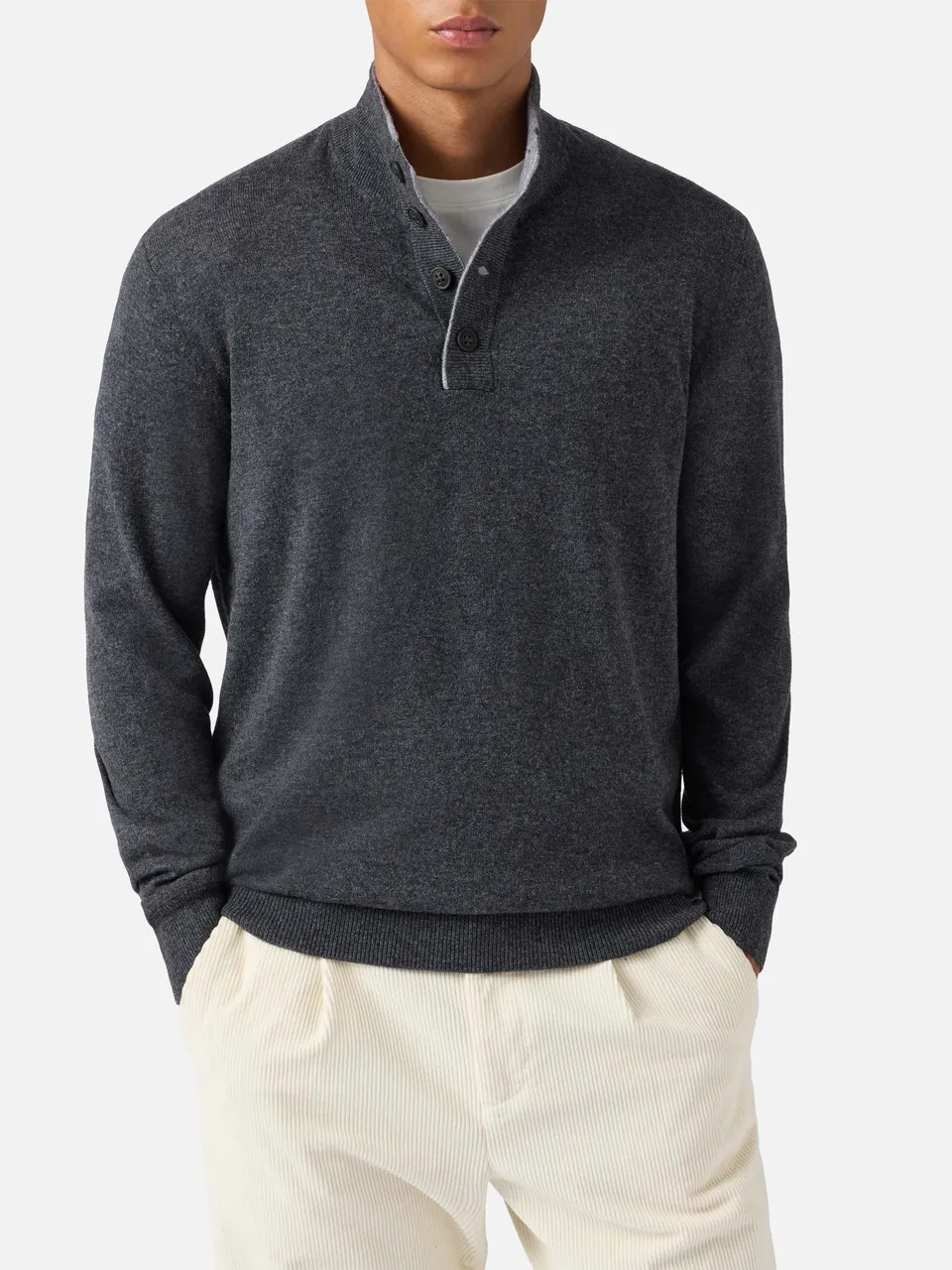 mc2-saint-barth-maglione-danya-mezzocollo-zip-lana-merino-cashmere-antracite image 1