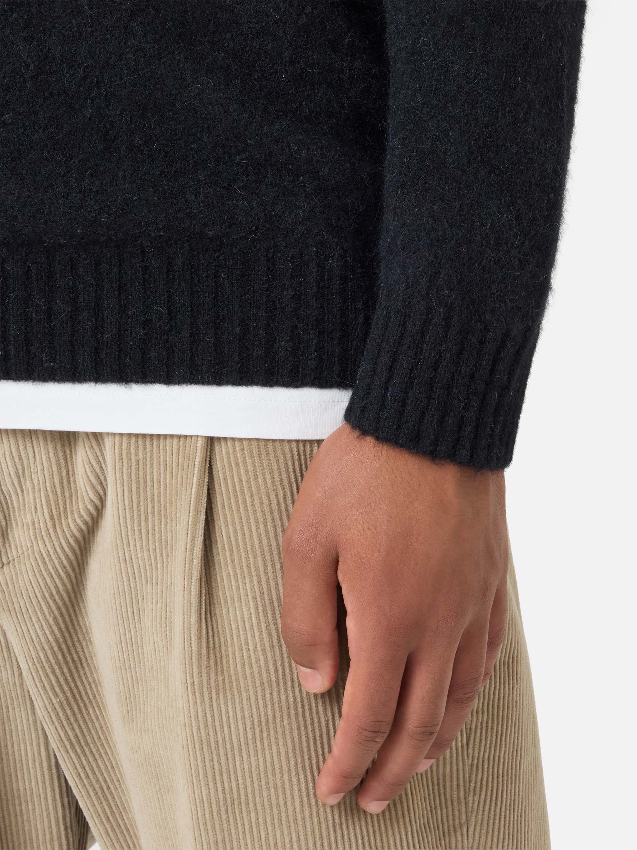 mc2-saint-barth-regent-maglione-girocollo-uomo-in-alpaca-stretch-nero image 4