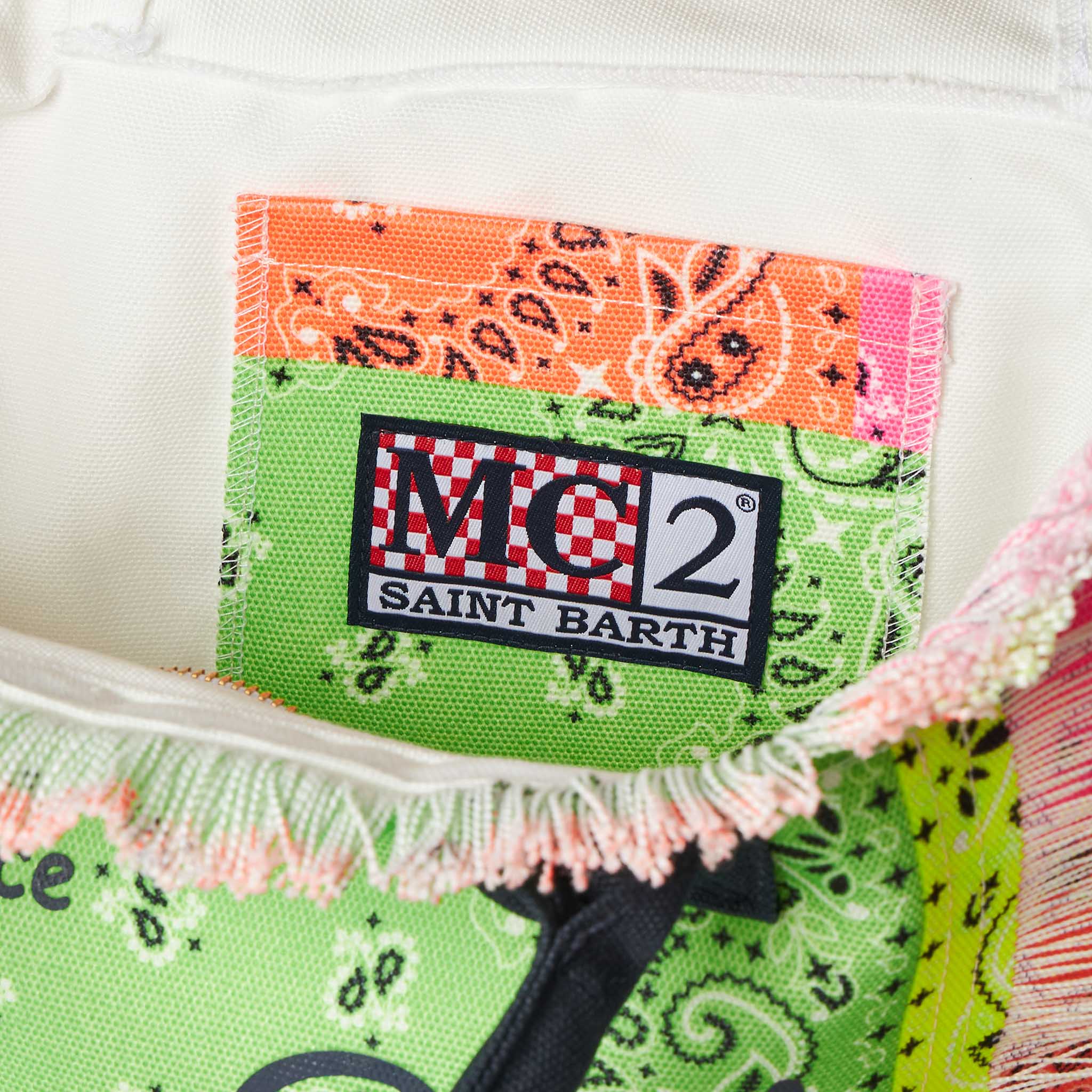 mc2-saint-barth-colette-borsa-in-canvas-stampa-bandana-fluo-multicolore image 4