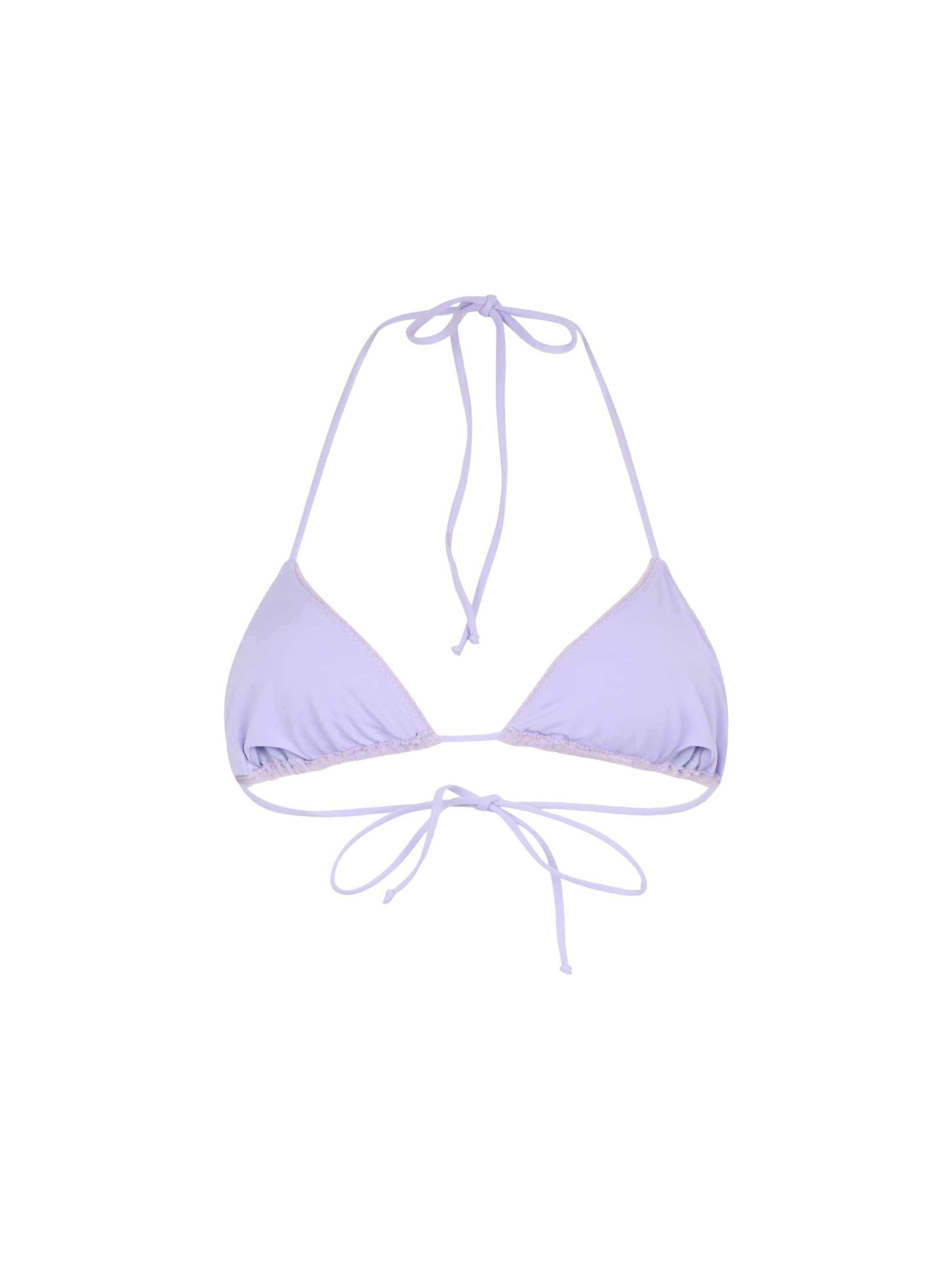 mc2-saint-barth-top-bikini-leah-a-triangolo-spugna-lilla-tinta-unita image 2