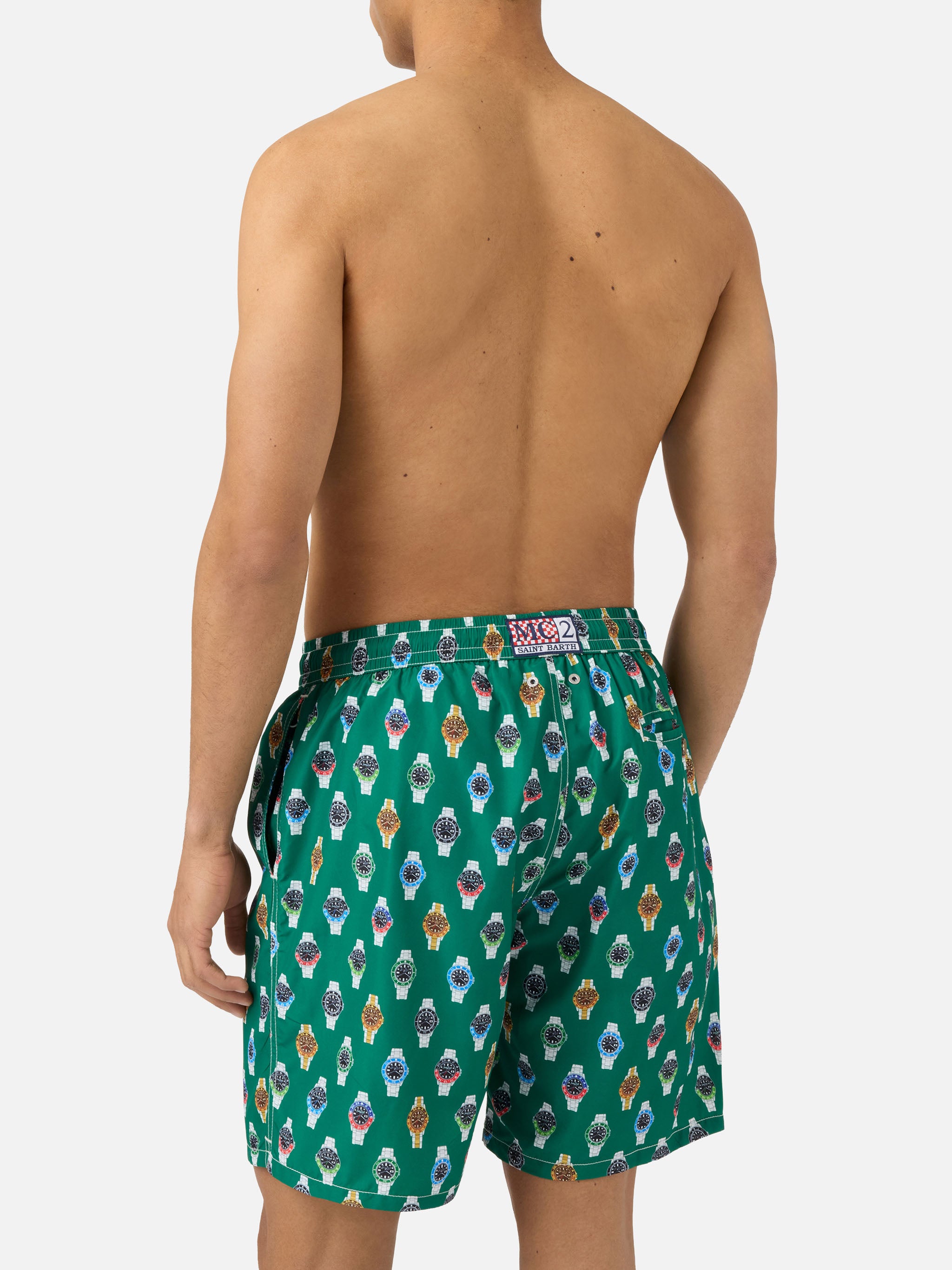 mc2-saint-barth-costume-mare-lighting-micro-uomo-verde-stampa-orologi image 5