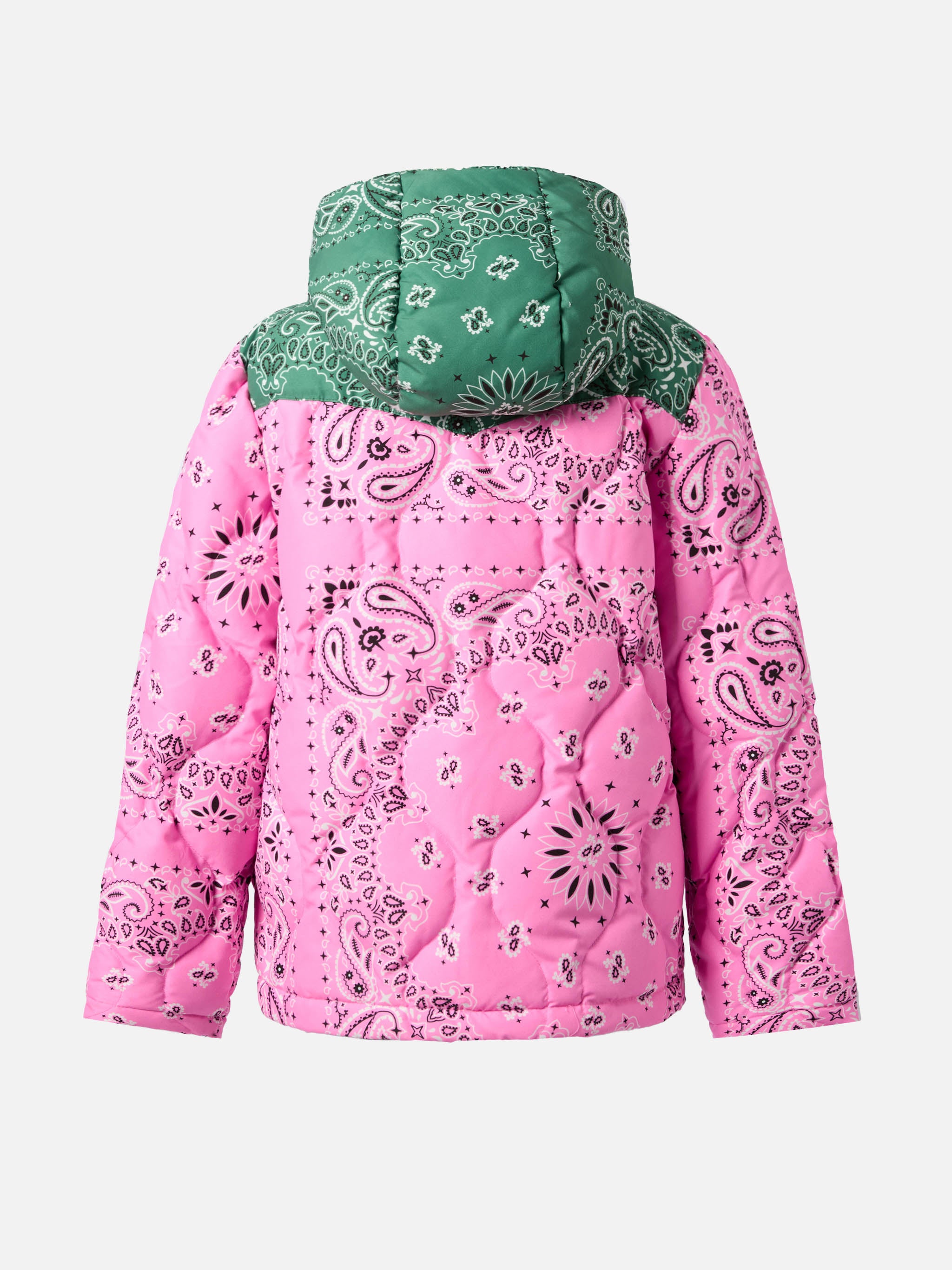 mc2-saint-barth-baxter-jr-piumino-con-cappuccio-da-bambina-stampa-bandana-rosa-v image 3