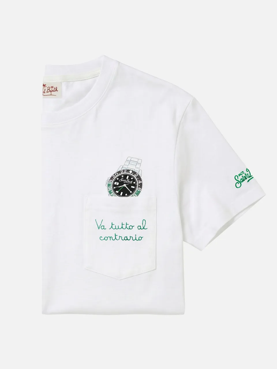 mc2-saint-barth-t-shirt-austin-uomo-bianca-cotone-con-orologio-va-tutto-al-contr image 1