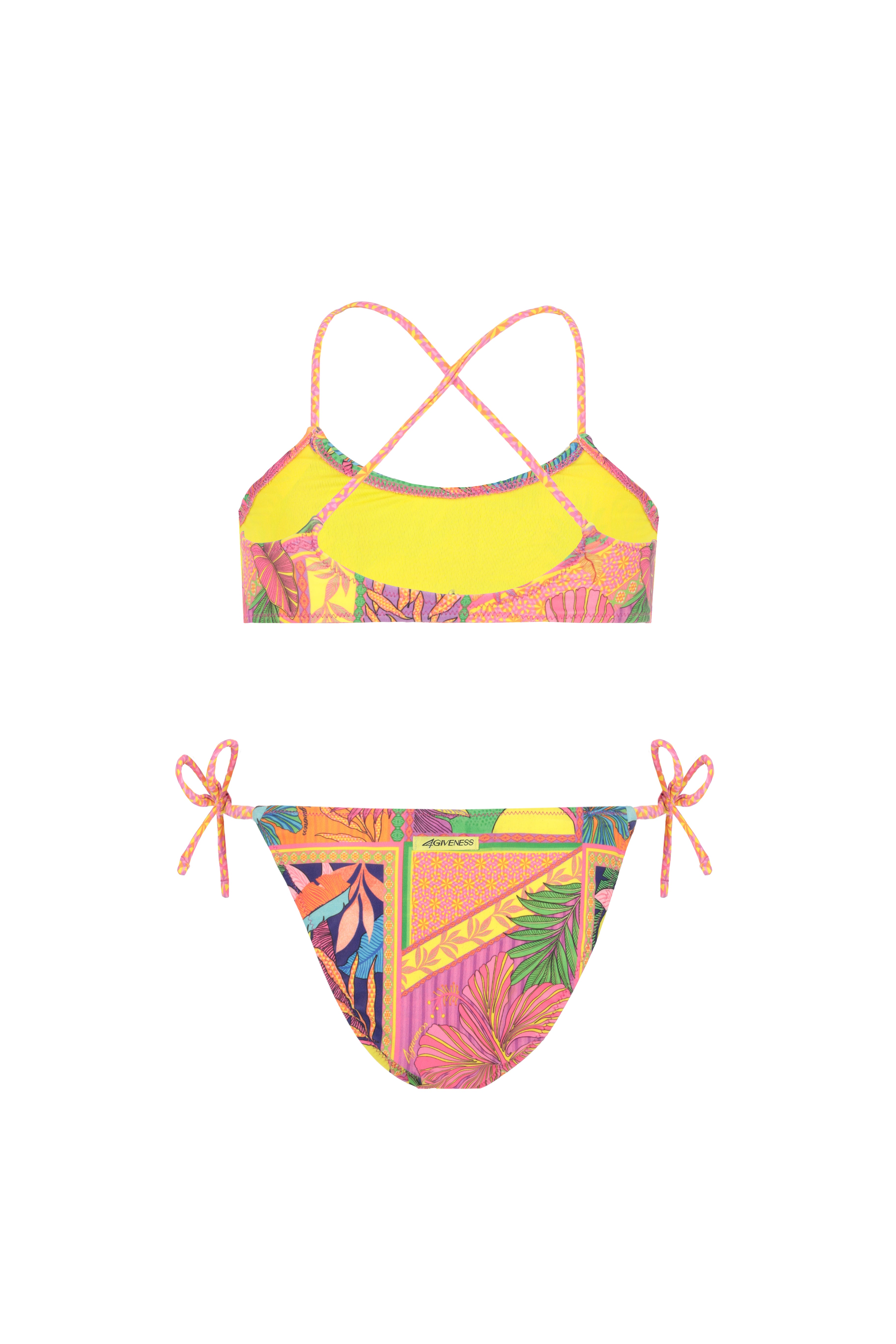 4giveness-bikini-top-incrocio-con-slip-laccetti-costume-mare-bimba image 2