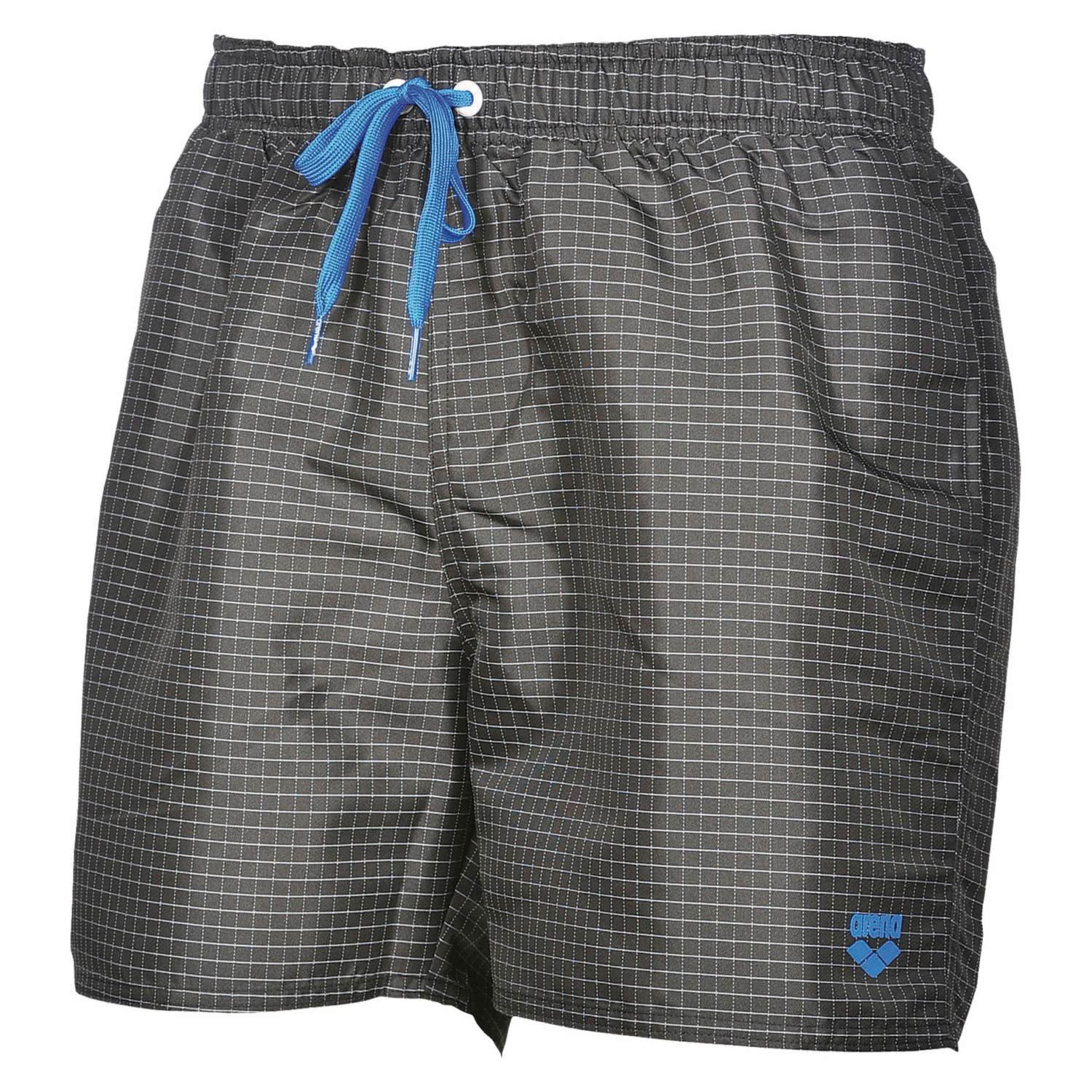 arena-yarn-dyed-boxer-pantaloncini-bagno-uomo-check-con-slip-interno-in-rete image 6