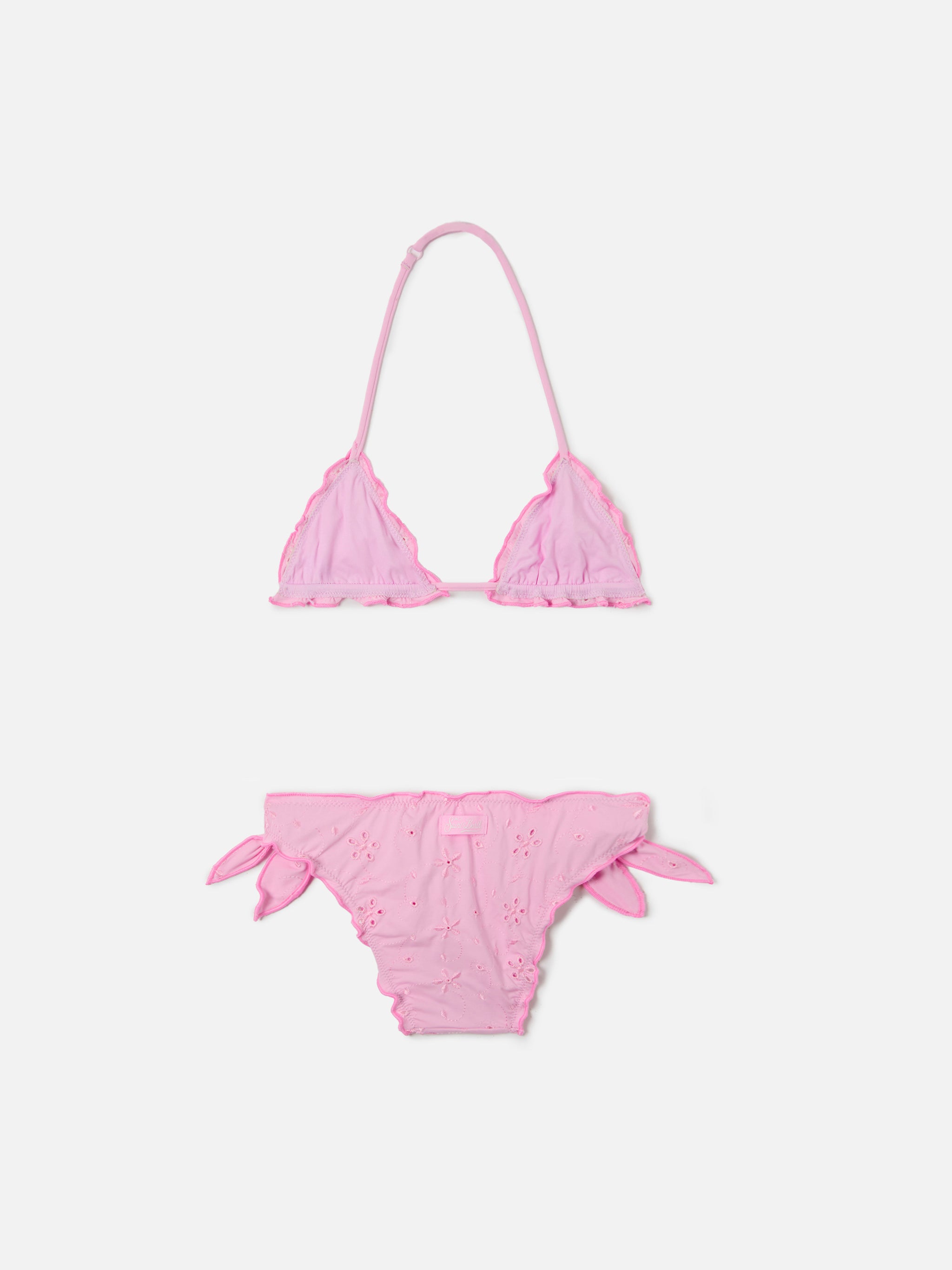 bikini-cris-da-bambina-mc2-saint-barth-in-sangallo-rosa-con-bordi-arricciati image 2