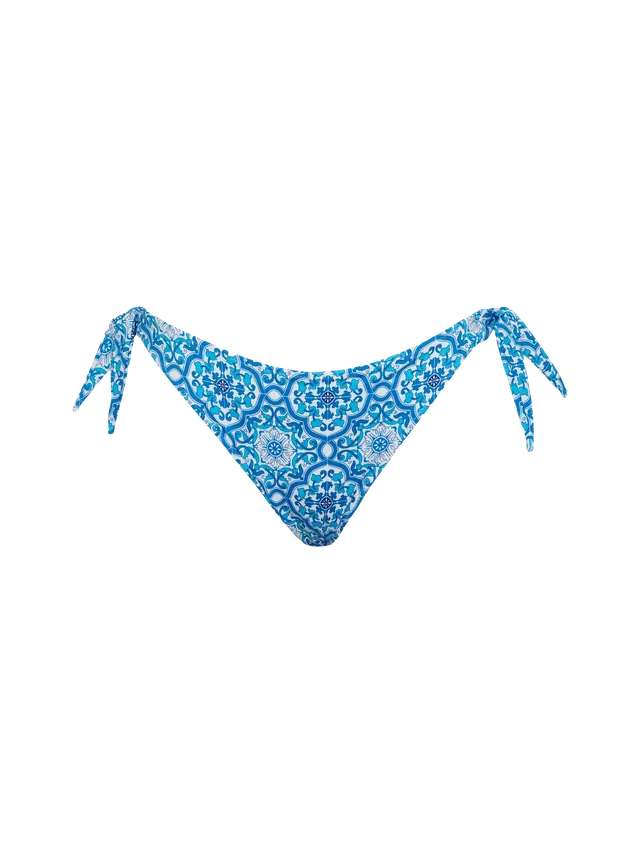 mc2-saint-barth-yali-slip-mare-donna-classico-stampa-maiolica-bianco image 1