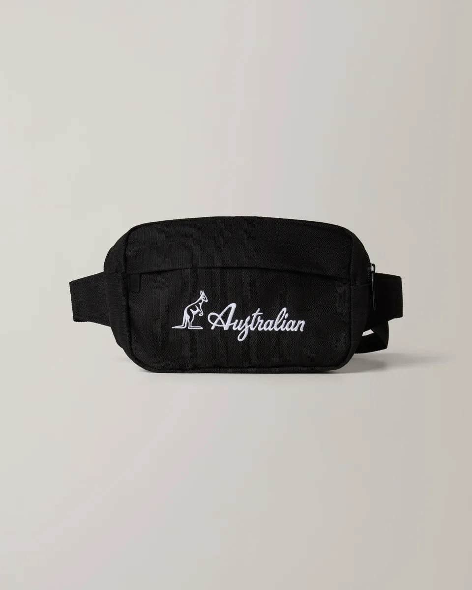 australian-easy-logo-marsupio-small-nero-ripstop image 1