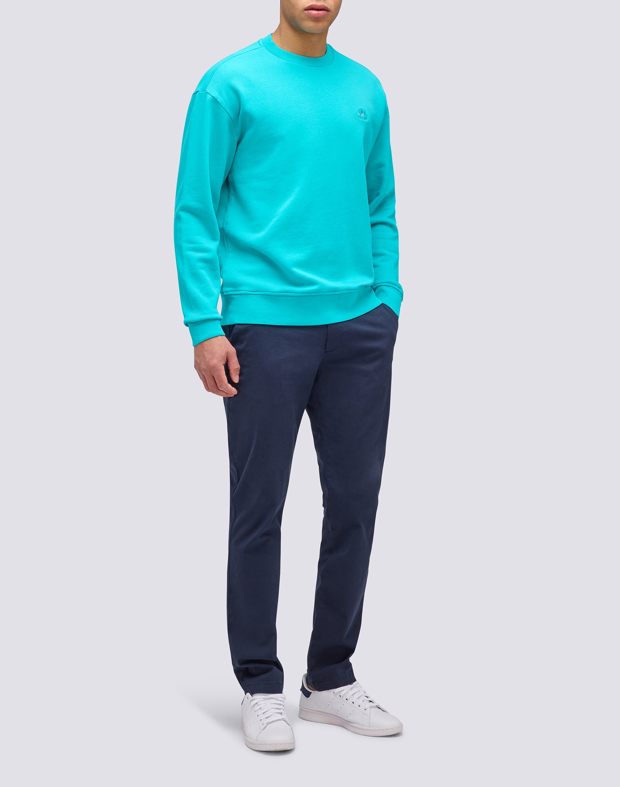 sundek-felpa-uomo-girocollo-logo-ricamato-regular-fit image 3
