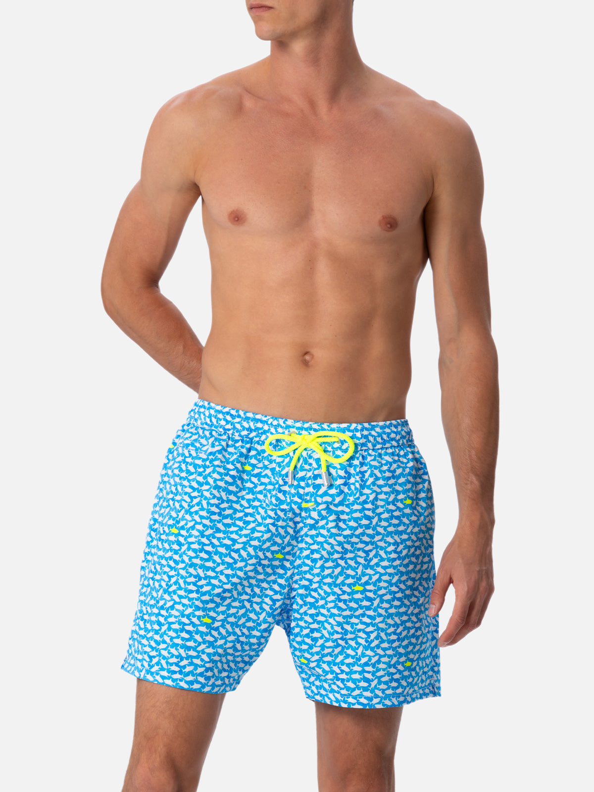 costume-da-bagno-classico-mc2-saint-barth-comfort-light-con-stampa-squali image 4