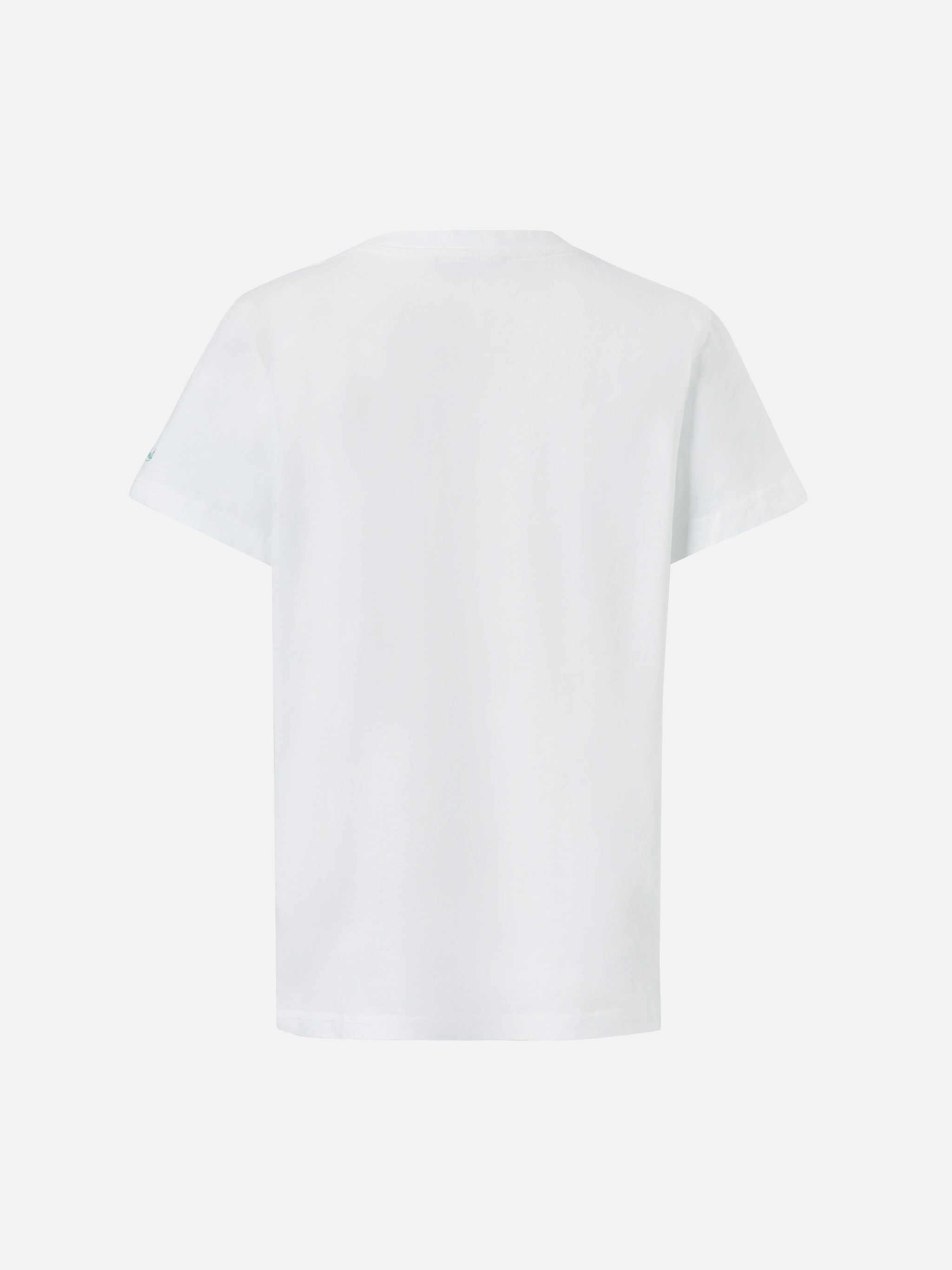mc2-saint-barth-t-shirt-bessy-jr-bambina-bianca-cotone-con-perline image 3