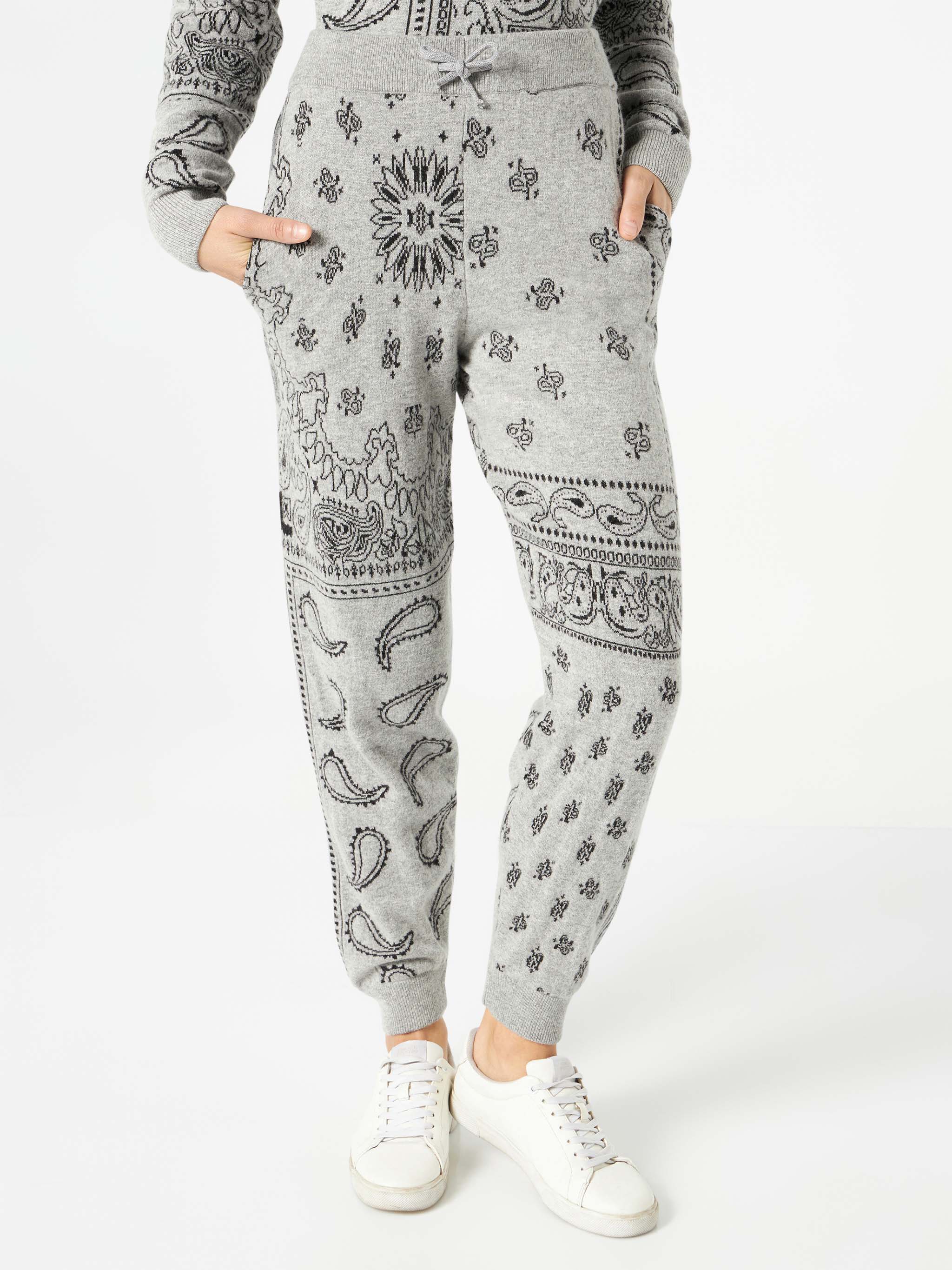 mc2-saint-barth-pantaloni-jogger-donna-maglia-jacquard-bandana-bianca image 1