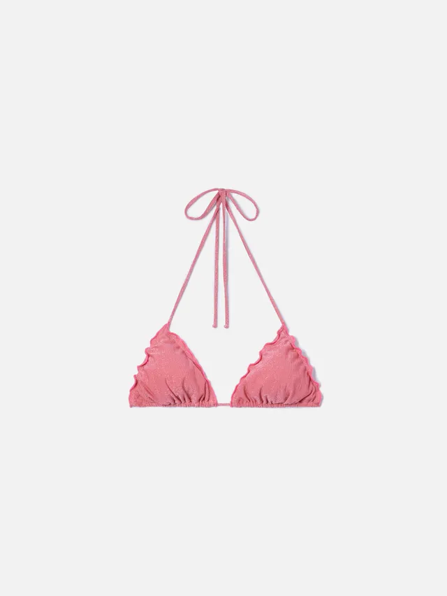 mc2-saint-barth-sagittarius-top-bikini-triangolo-in-lurex-rosa image 1