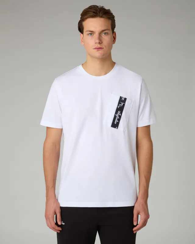 australian-pocket-t-shirt-maglietta-cotone-con-tasca-e-logo-ricamato image 1