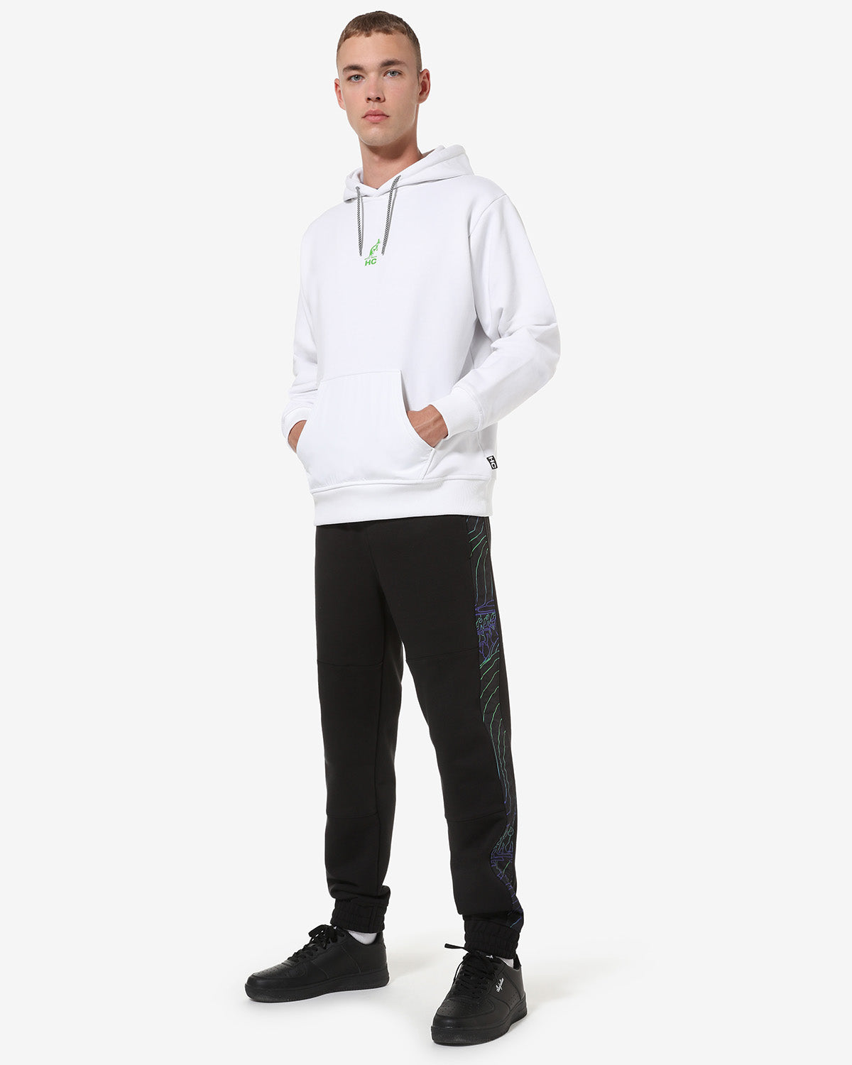 australian-uwilldie-hard-court-hoodie-felpa-con-cappuccio-bianca image 2